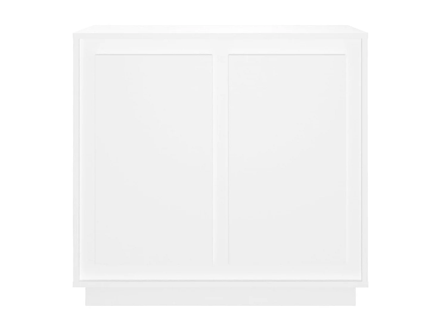 Aparador buffet cómoda mueble mueble de almacenaje organizador cocina salón salón 80 x 34 x 75 cm madera contrachapada blanco 02_0030514