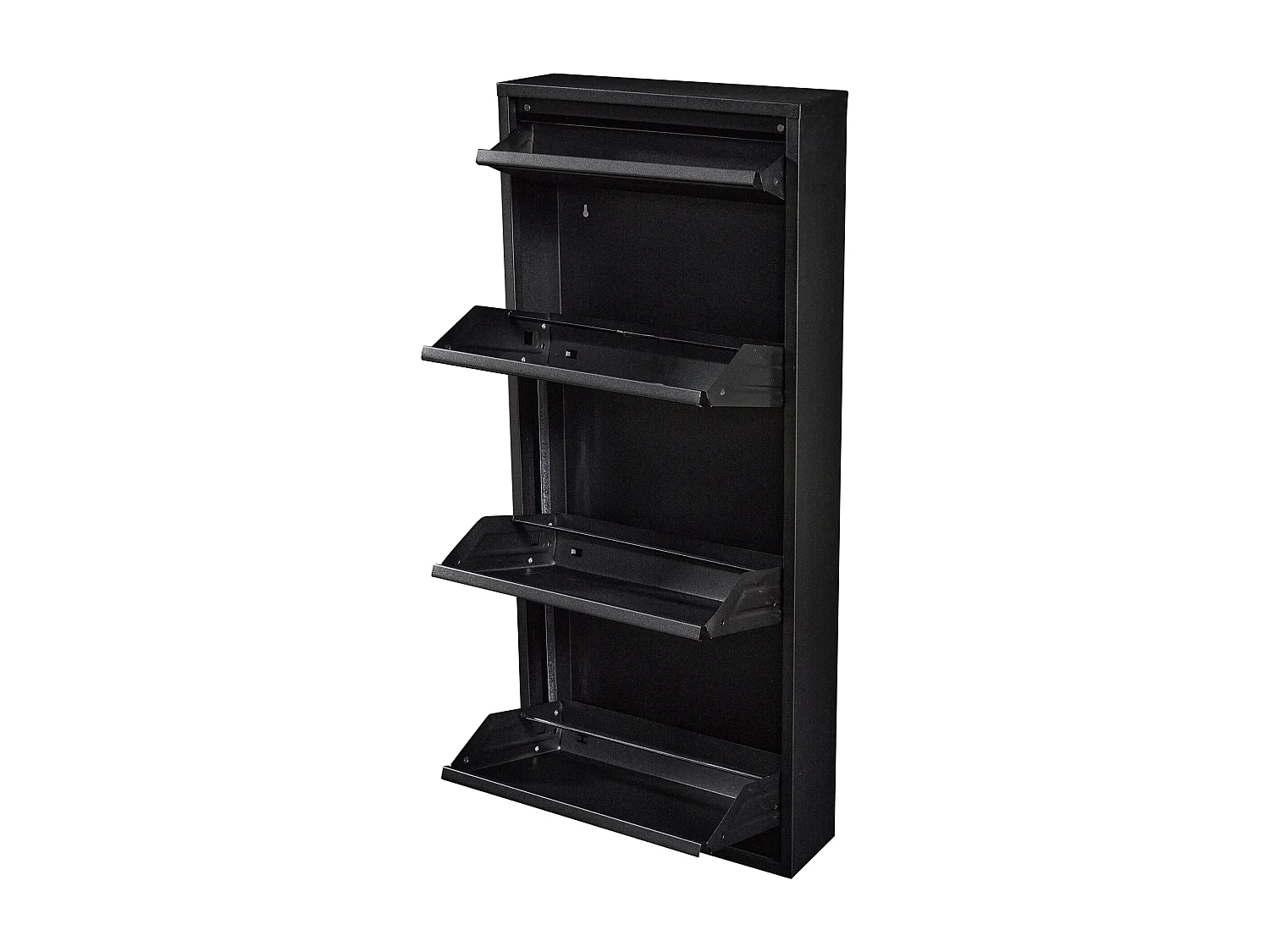 Zapatero con 4 cajones basculantes negro 03_0007642