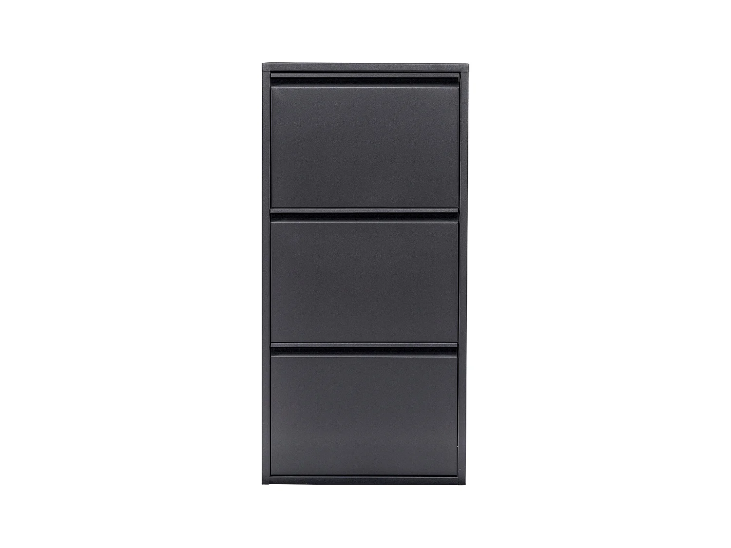 Scarpiera con 3 cassetti reclinabili grigio 03_0007638