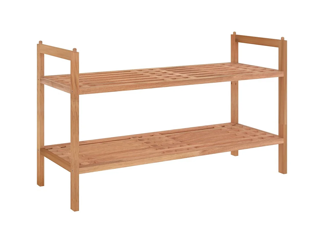 Scarpiera 69 x 27 x 41 cm legno massello di noce marrone 02_0043412