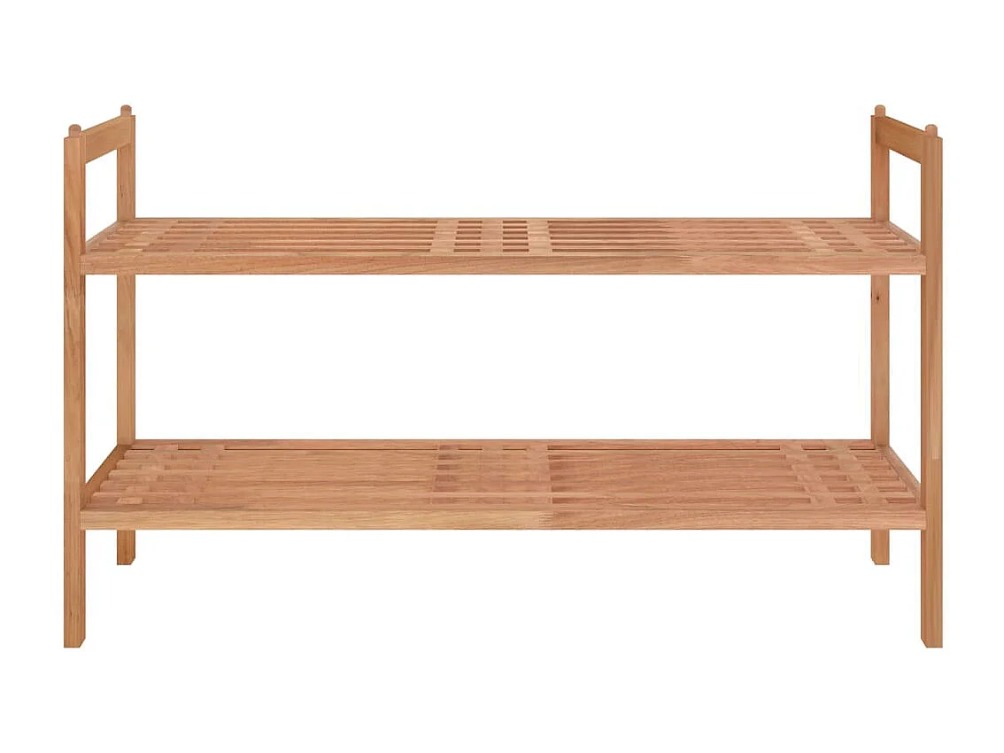 Zapatero 69 x 27 x 41 cm madera maciza de nogal marrón 02_0043412