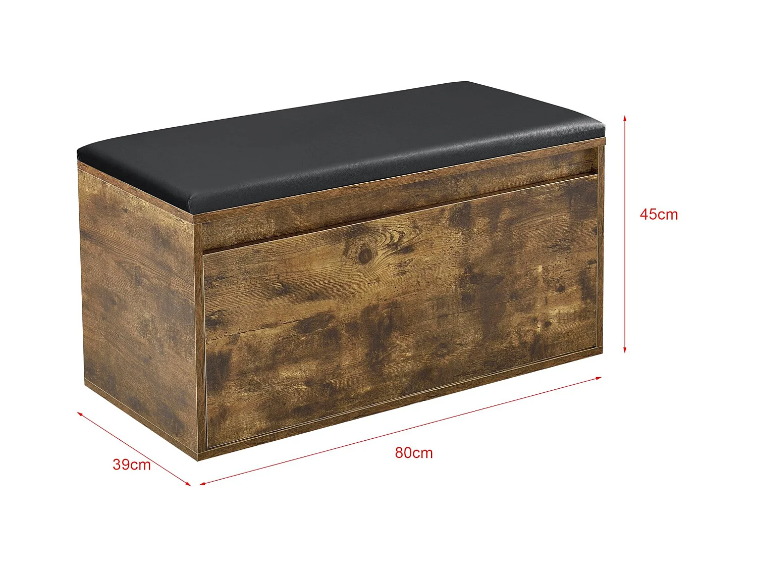 Banc à chaussures design beige 80 x 39 x 45 cm 03_0004680