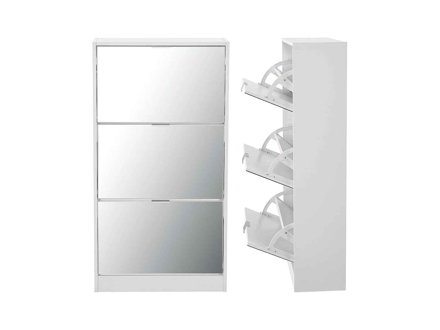 Meuble à chaussures 115 blanche 60 x 24 x 115 cm 03_0007631