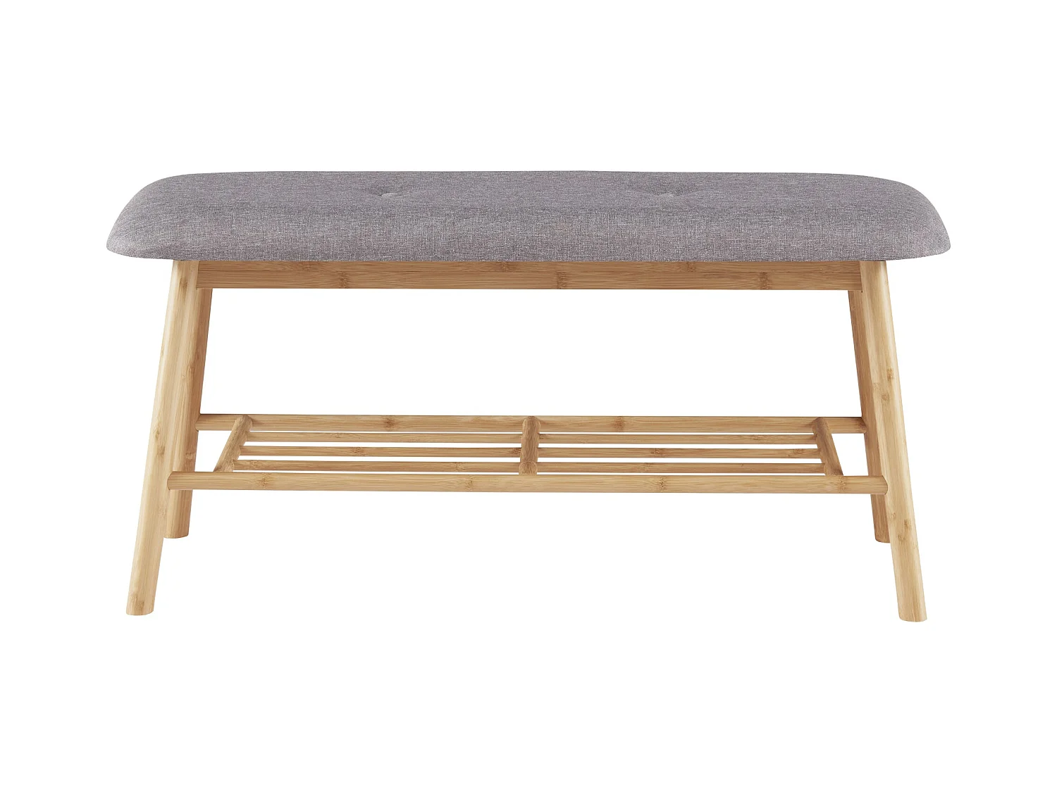 Banc à chaussures bambou bambou marron 45 x 90 x 30 cm 03_0007658