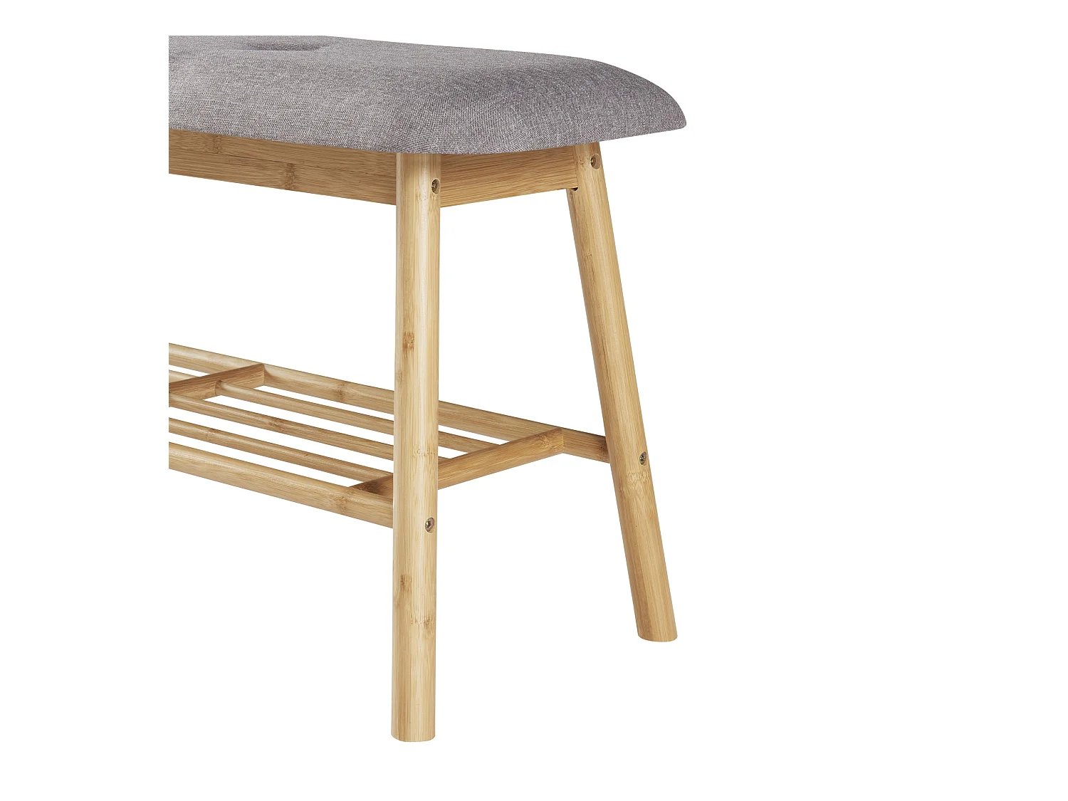 Banc à chaussures bambou bambou marron 45 x 90 x 30 cm 03_0007658