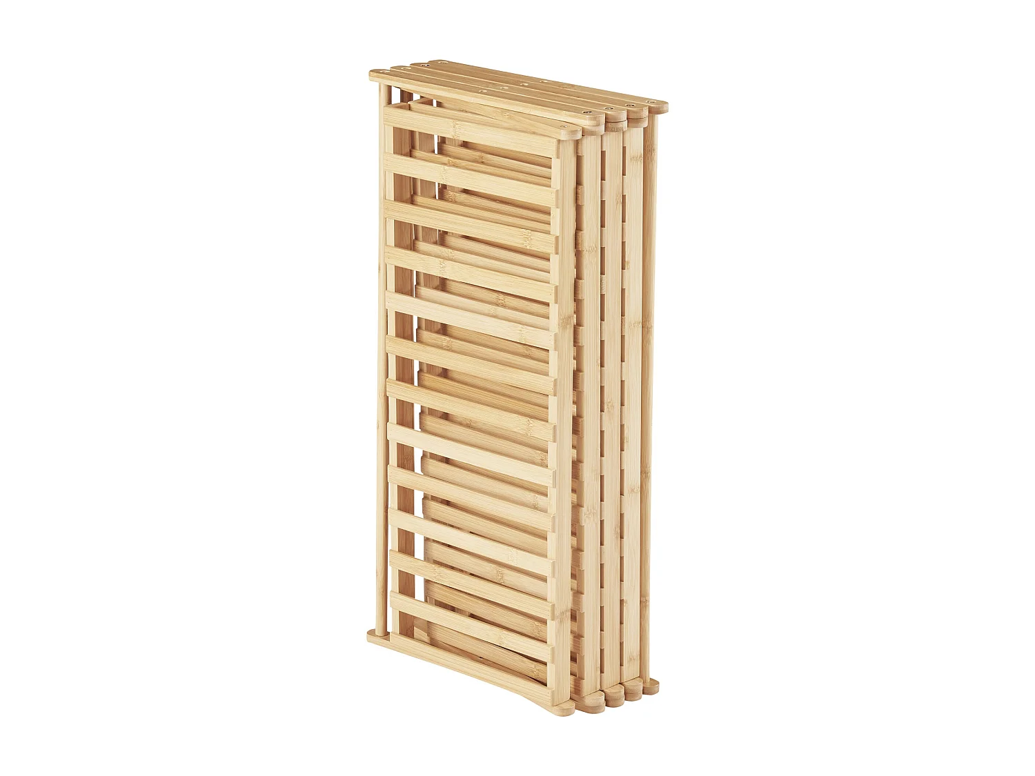 Scarpiera pieghevole in bambù 89 x 67 x 26 cm naturale 03_0007648