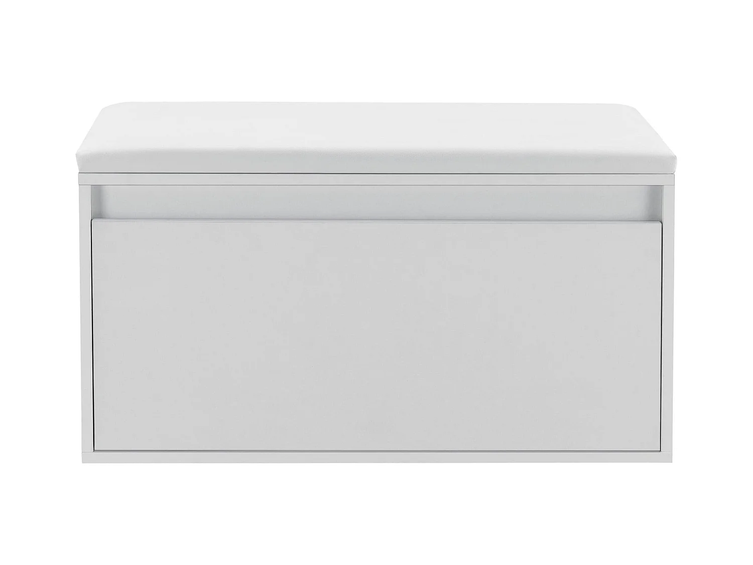 Banc à chaussures design blanche 80 x 39 x 45 cm 03_0004679