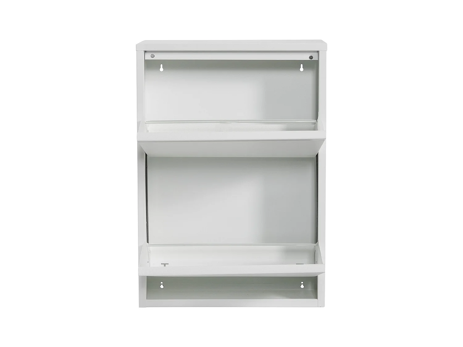 Sapateira com 2 gavetas basculantes branca 03_0008830