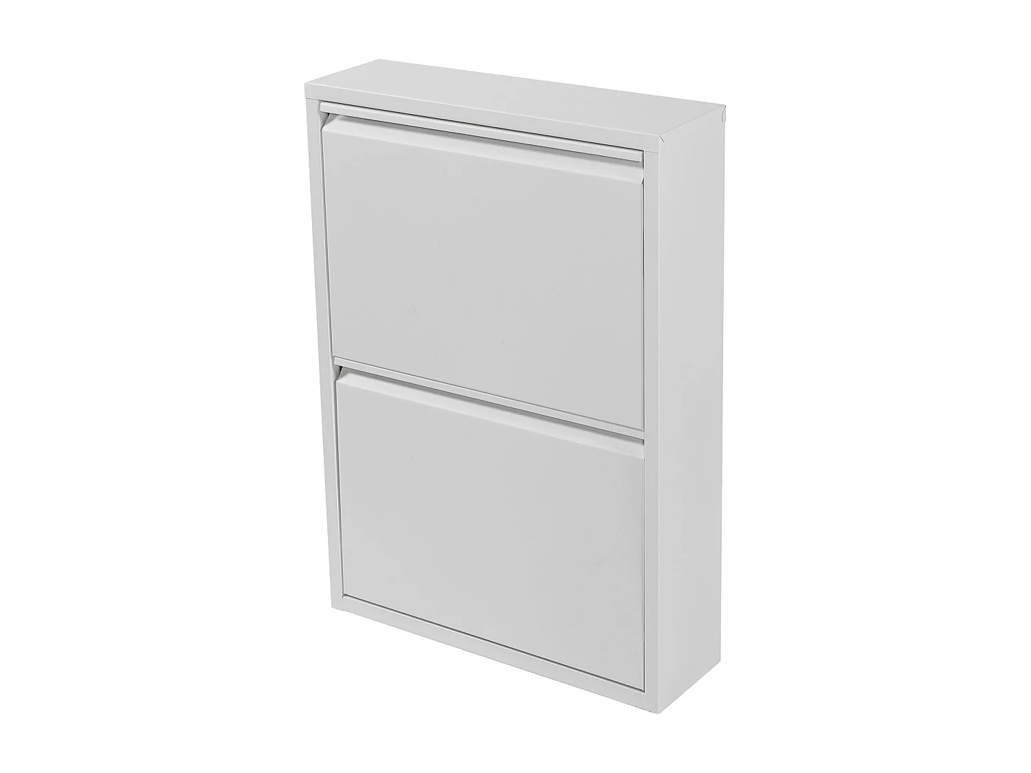 Scarpiera con 2 cassetti basculanti bianco 03_0008830