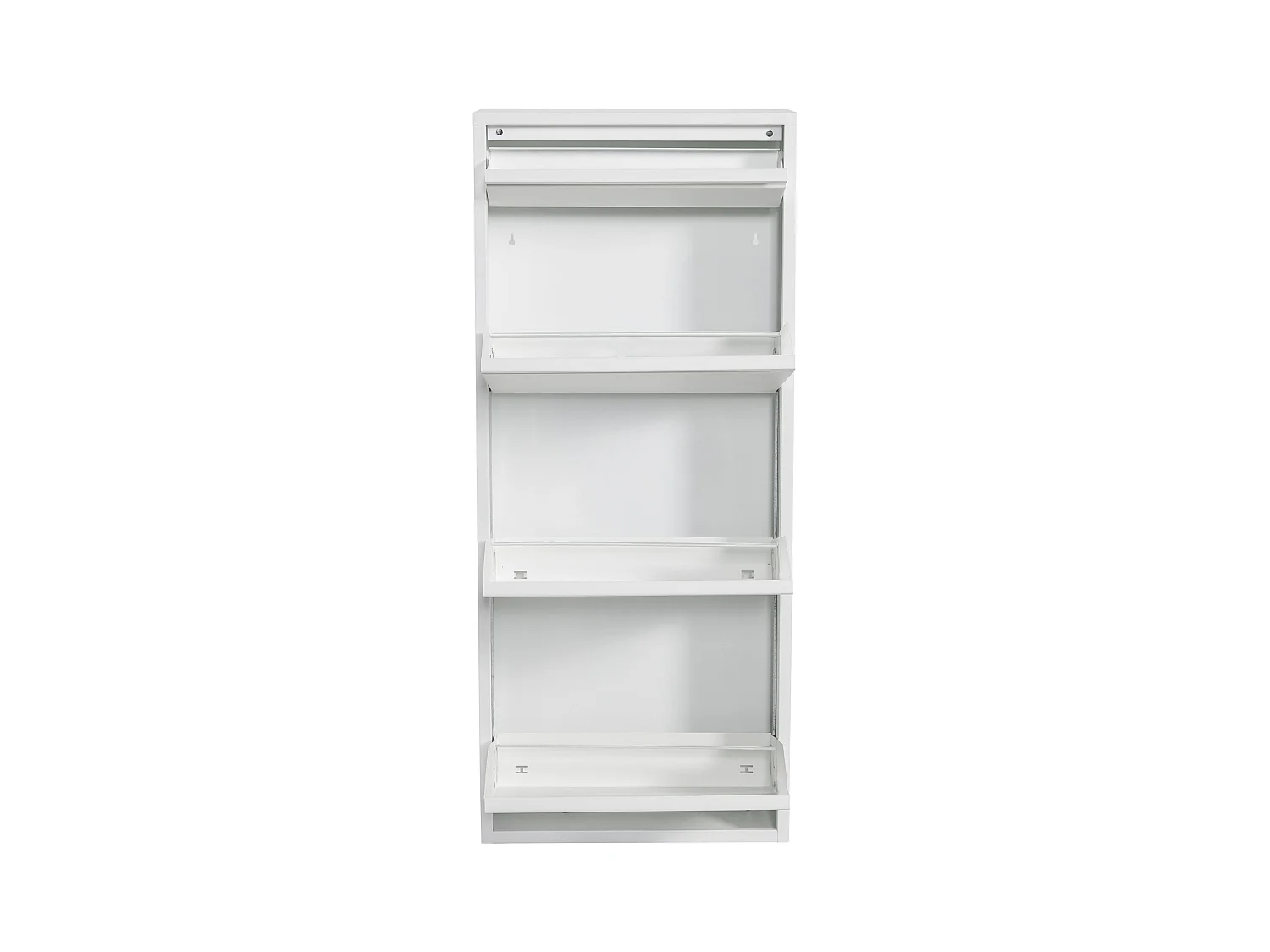 Sapateira com 4 gavetas 118 x 50 x 15 cm inclinável branco 03_0007640