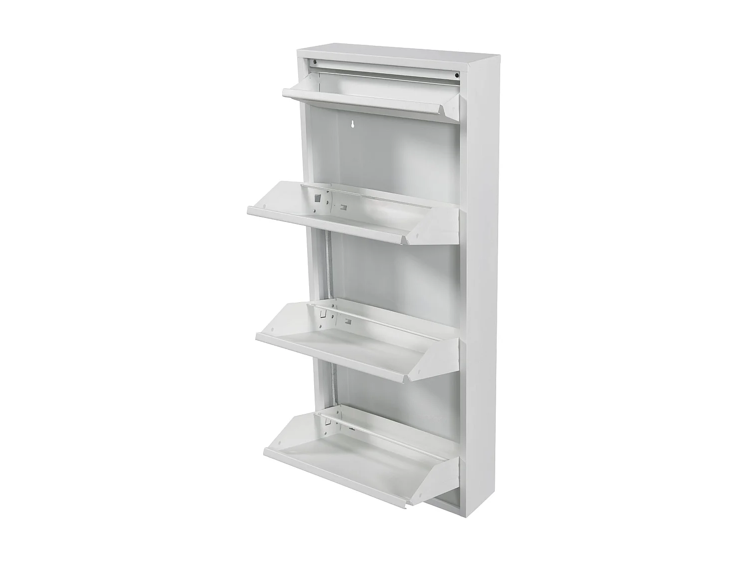 Sapateira com 4 gavetas 118 x 50 x 15 cm inclinável branco 03_0007640