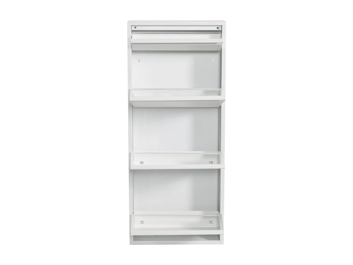 Sapateira com 4 gavetas 118 x 50 x 15 cm inclinável branco 03_0007640