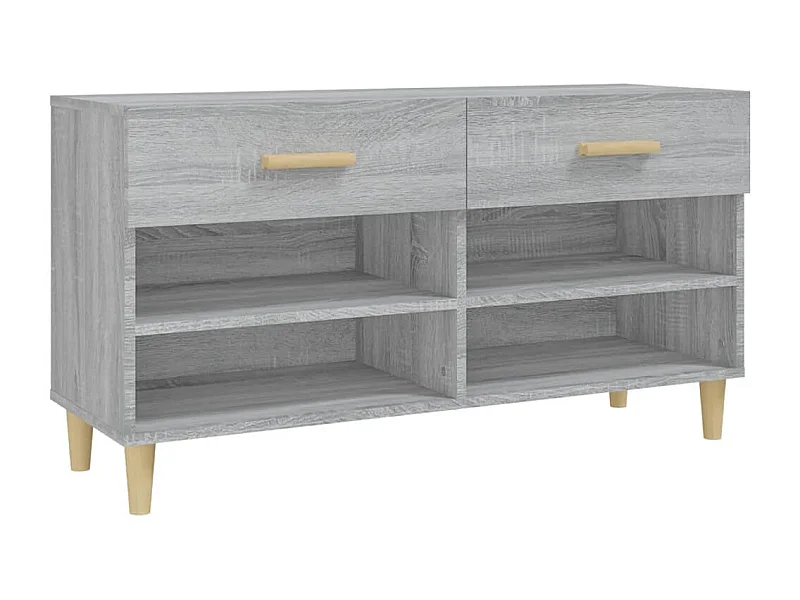 Zapatero Sonoma 102 x 35 x 55 cm madera contrachapada gris 02_0043418