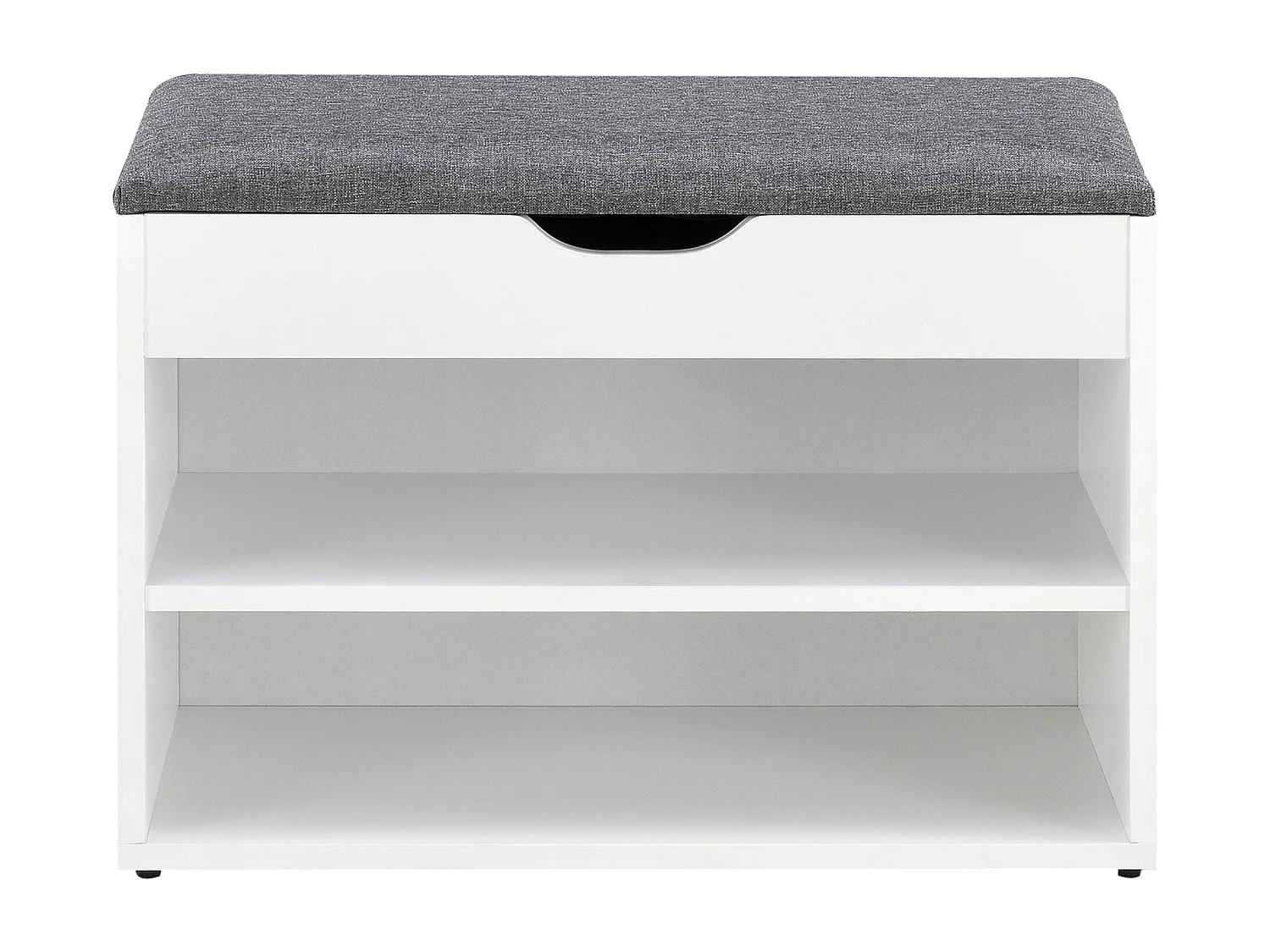 Banco de sapatos 46 x 60 x 30 cm branco cinza 03_0007656