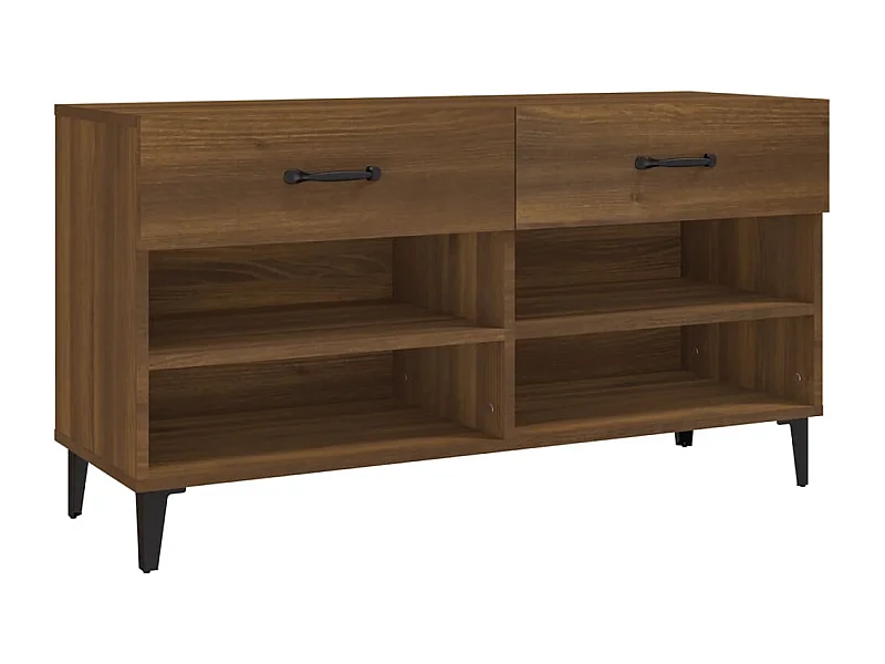 Meuble à chaussures 102 bois marron 102 x 35 x 55 cm 02_0043380