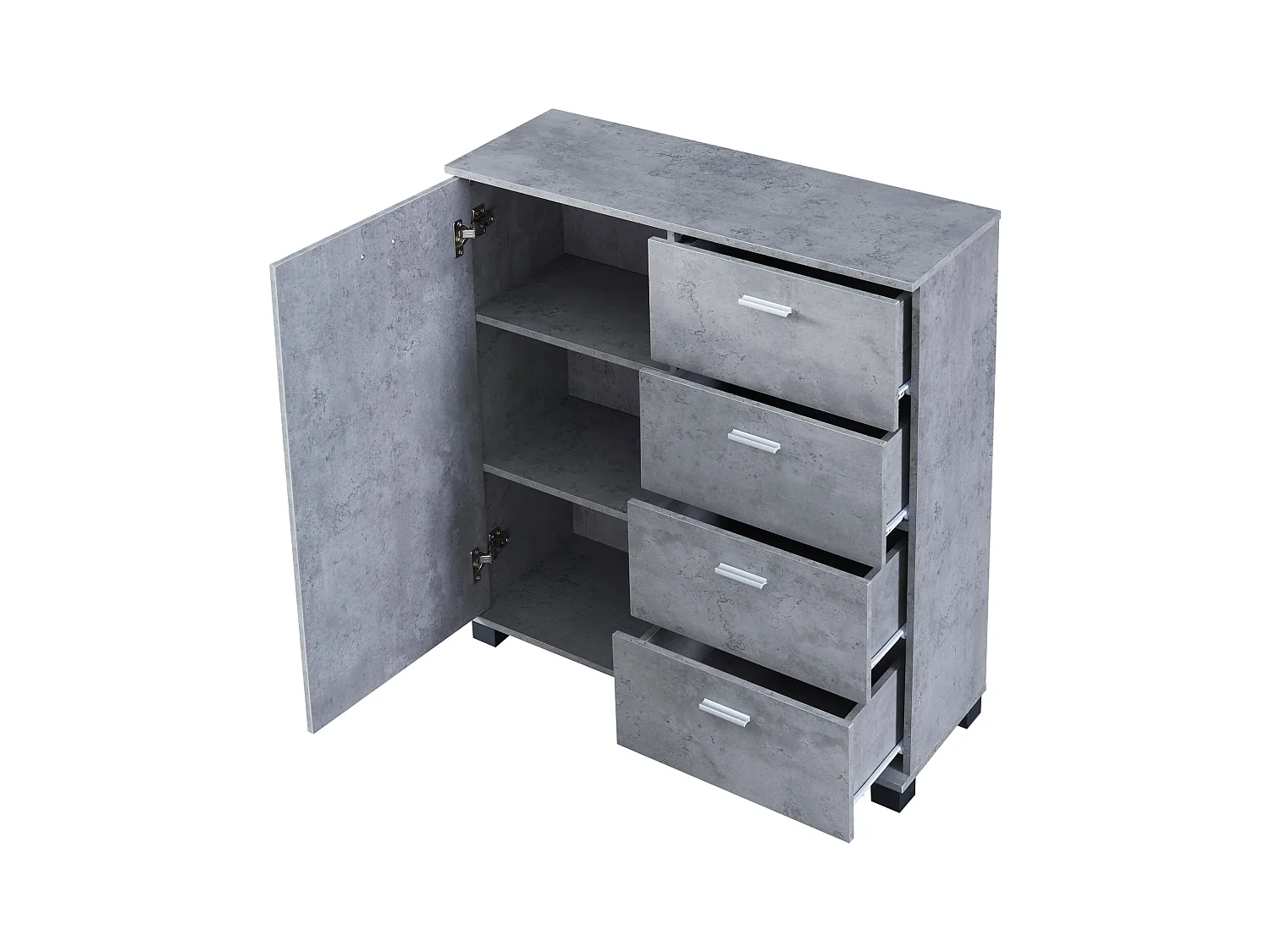 Scarpiera 84 x 80 x 28 cm effetto cemento 03_0007626