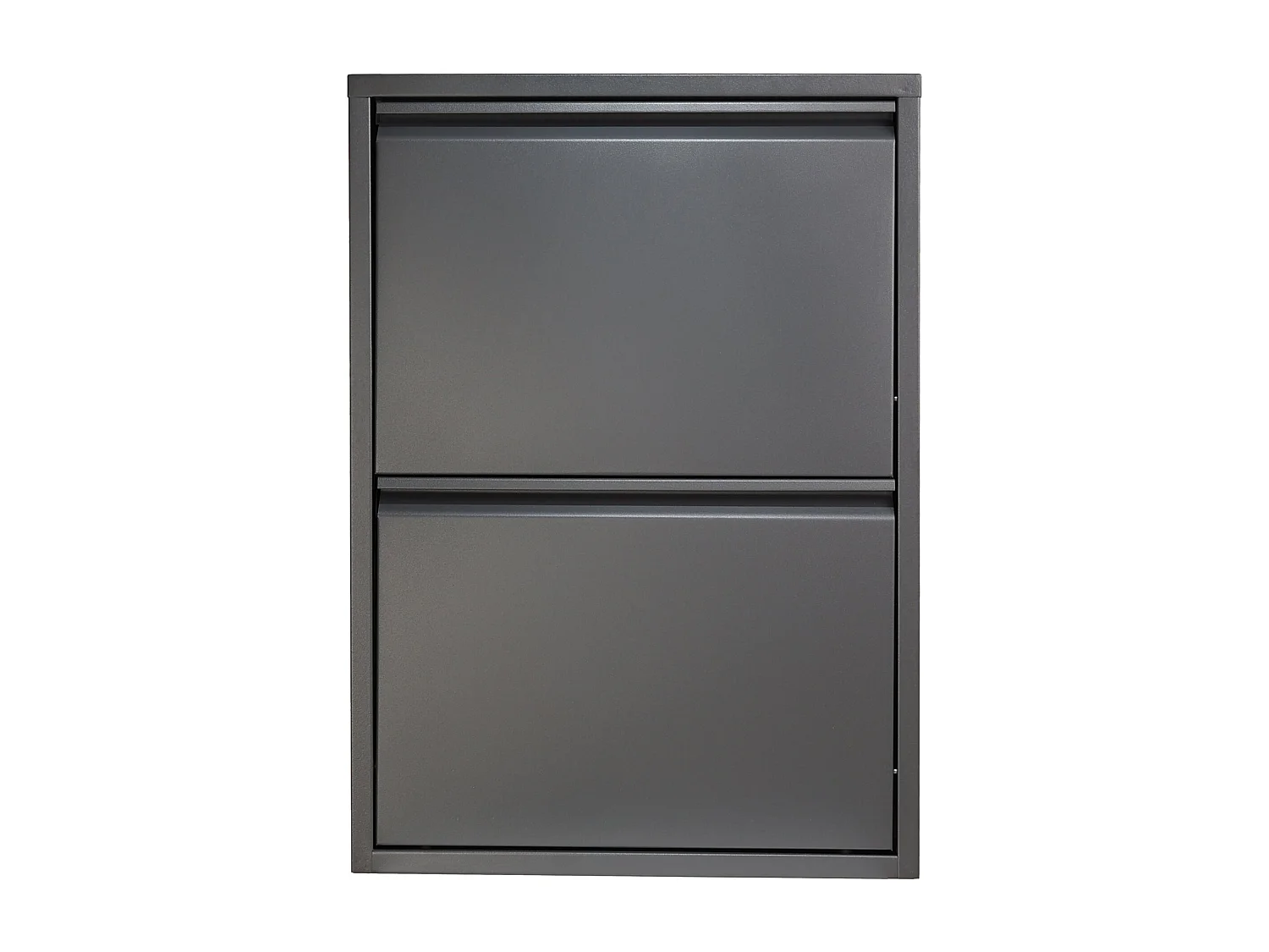 Scarpiera con 2 cassetti reclinabili grigio 03_0007635