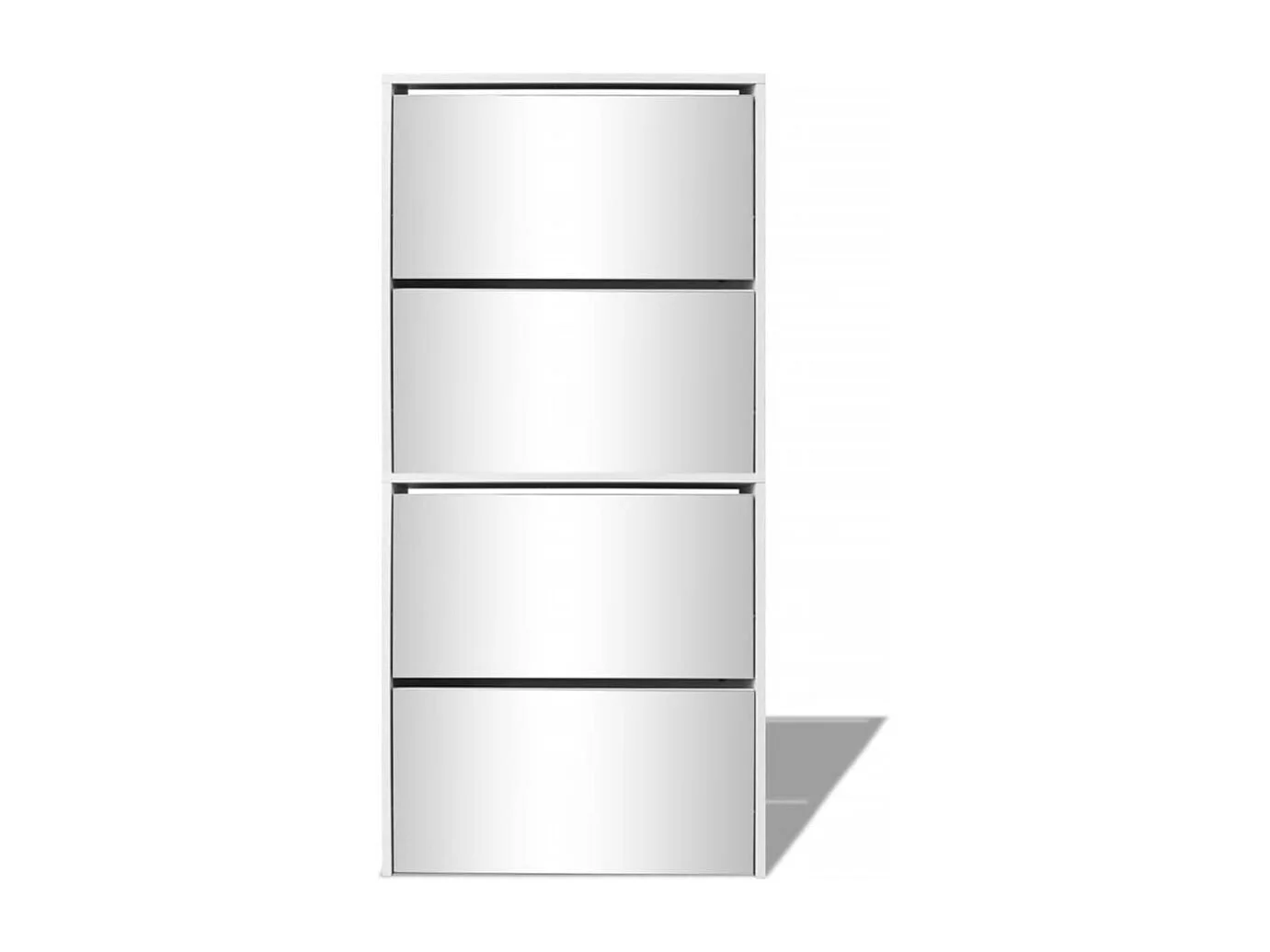 Sapateira 4 prateleiras e espelho 63 x 17 x 134 cm branco 02_0043395