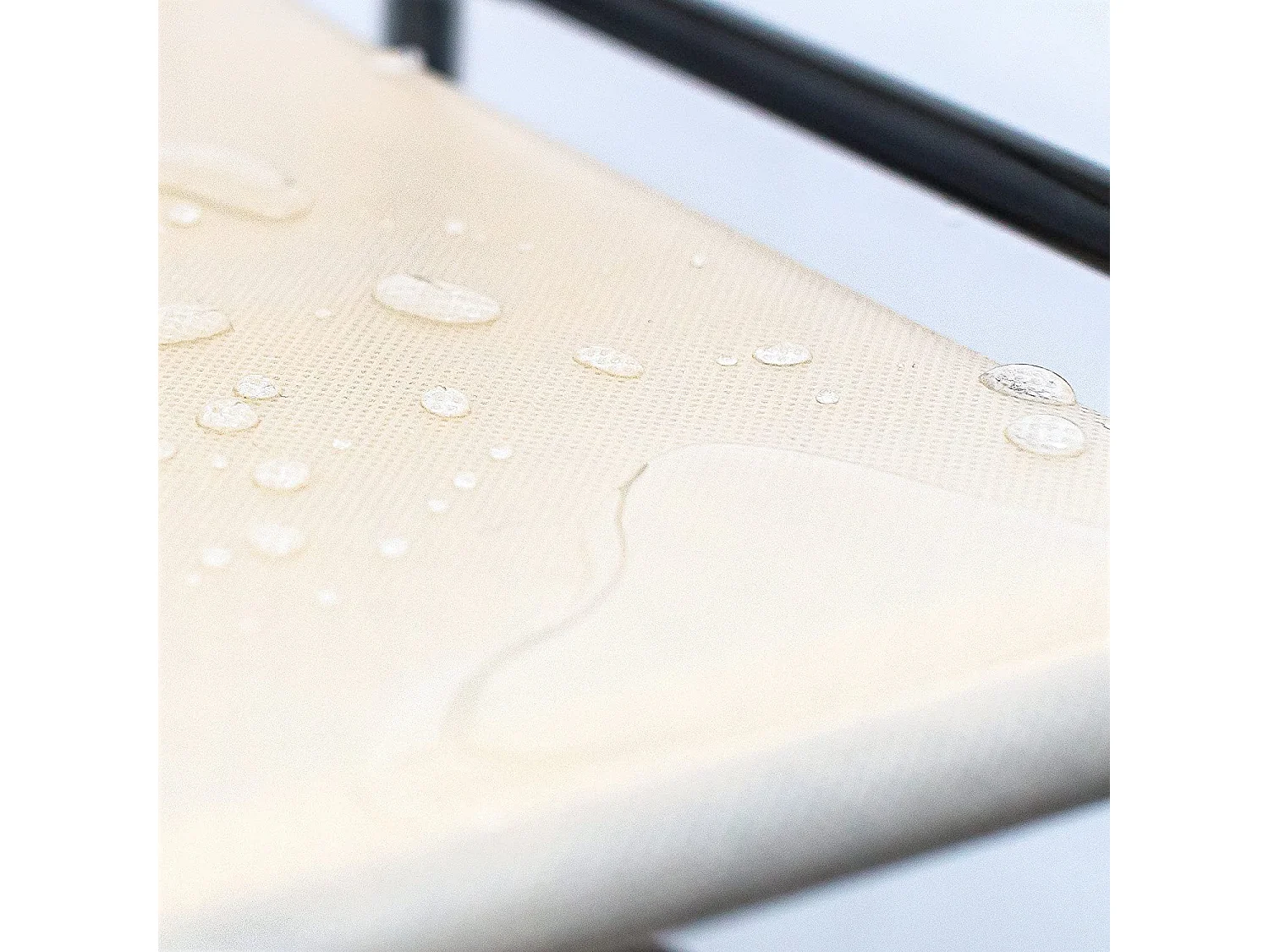 Meuble étagère armoire à tissu beige 88 x 30 x 161 cm 13_0001642_2