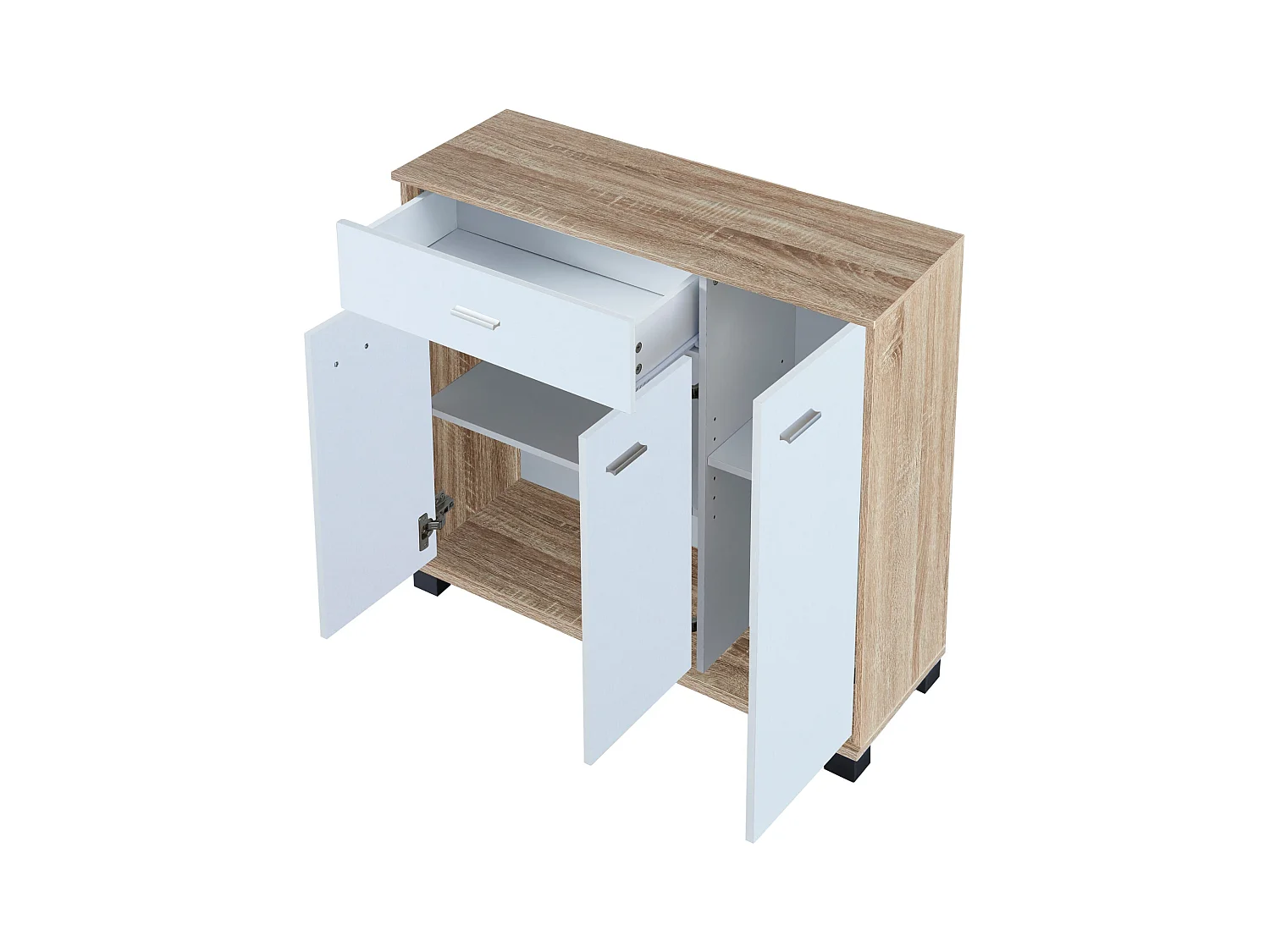 Meuble à chaussures panneau blanche 72 x 28 x 80 cm 03_0007621