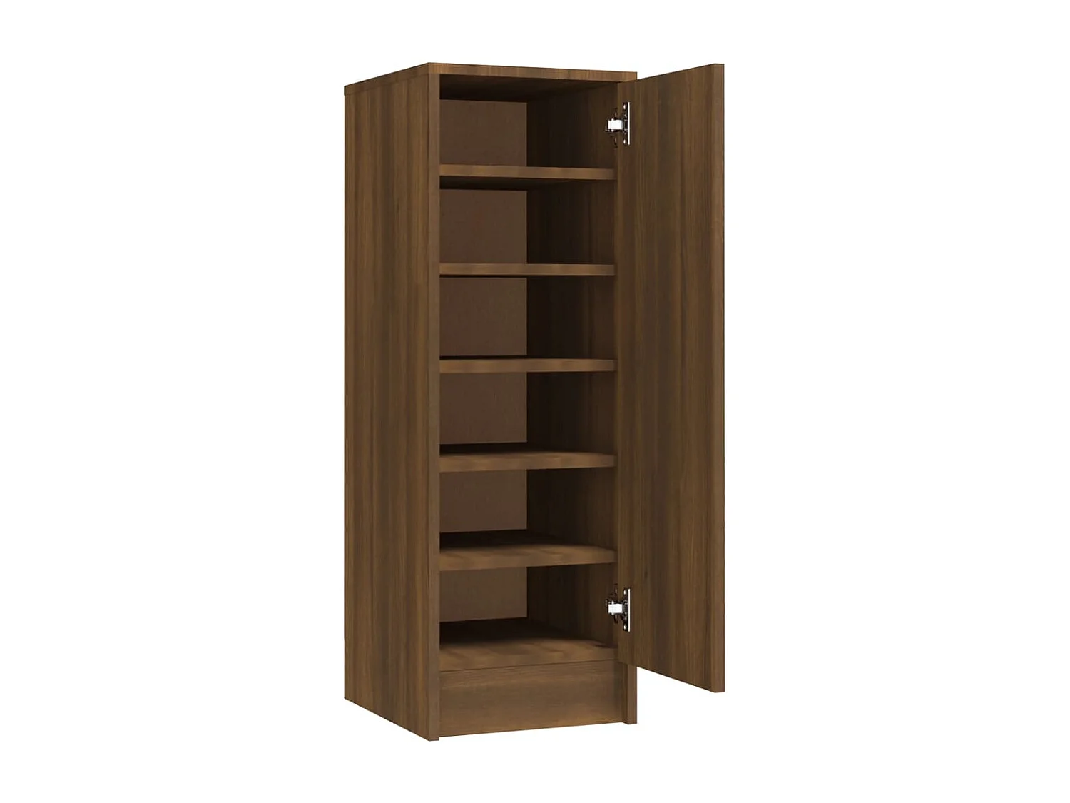 Sapateira 32 x 35 x 92 cm madeira maciça marrom 02_0043393