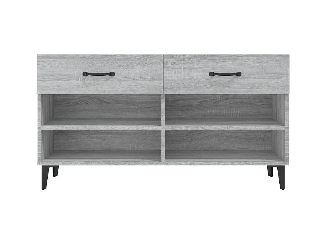 Meuble à chaussures sonoma bois marron 102 x 35 x 55 cm 02_0043419