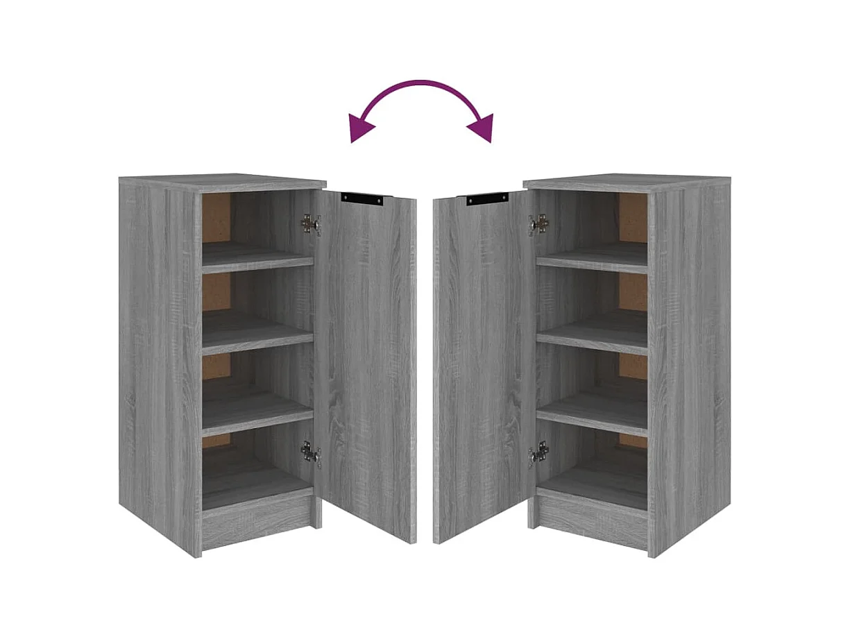 Meuble à chaussures sonoma bois marron 30 x 35 x 70 cm 02_0043423