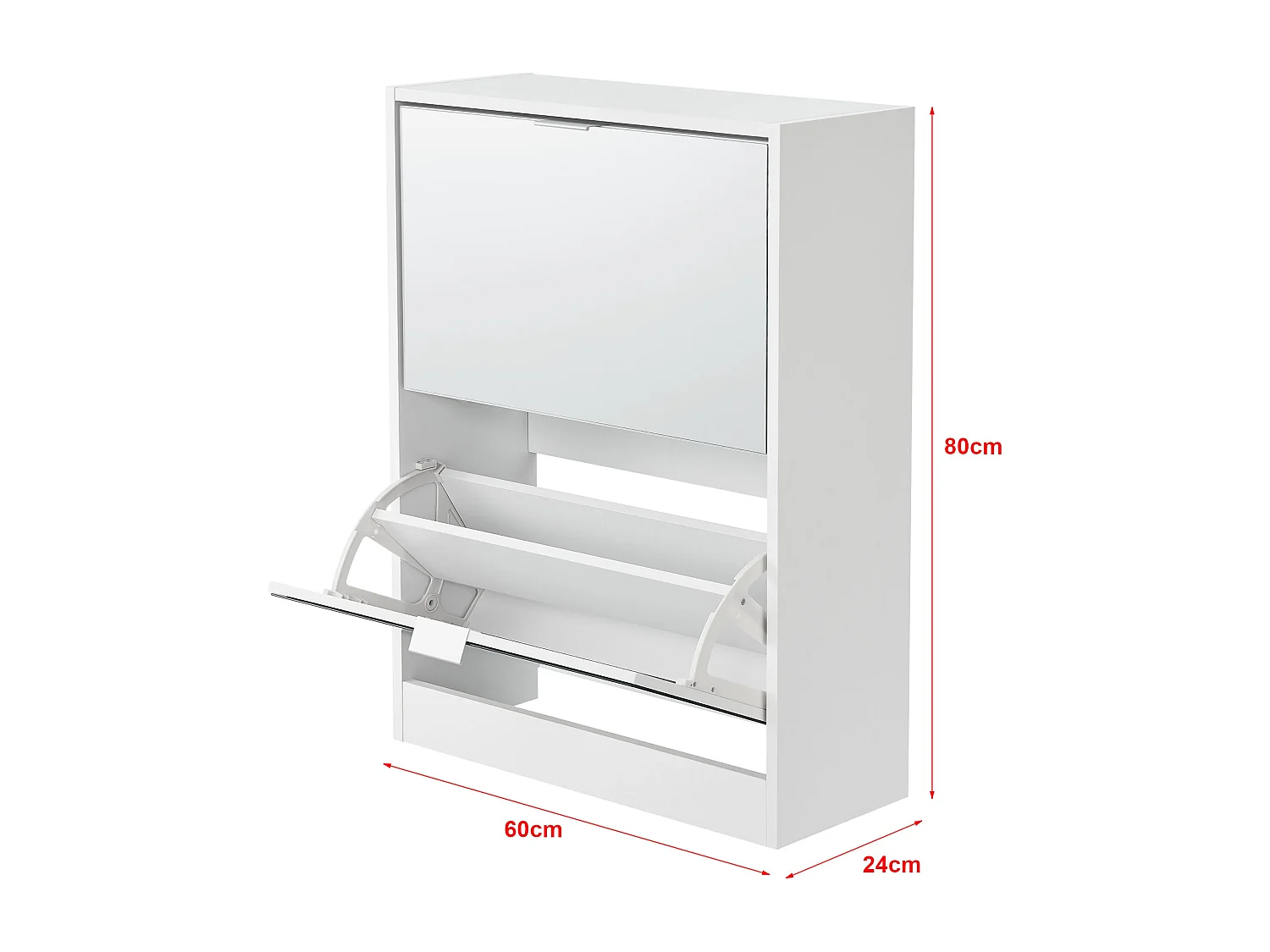 Zapatero 80 x 60 x 24 cm blanco 03_0007632