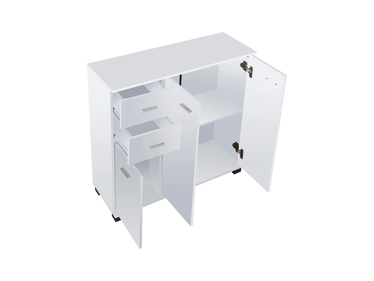 Meuble à chaussures 76 blanche 80 x 28 x 76 cm 03_0007623