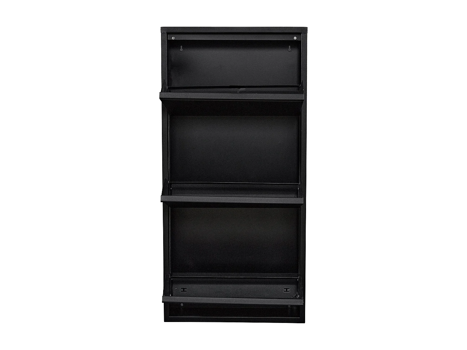 Zapatero con 3 cajones basculantes negro 03_0008822