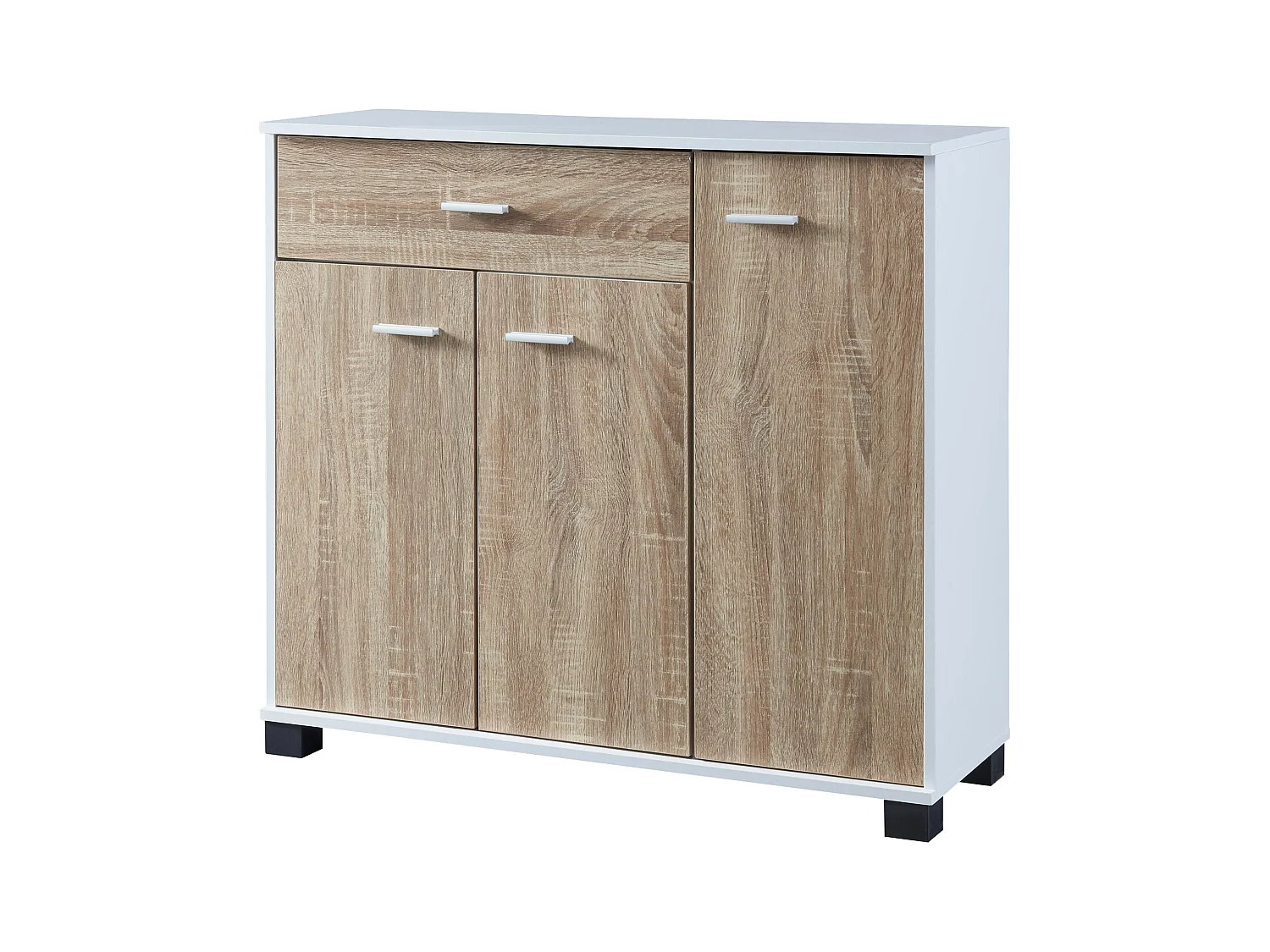 Meuble à chaussures panneau blanche 80 x 28 x 72 cm 03_0007620