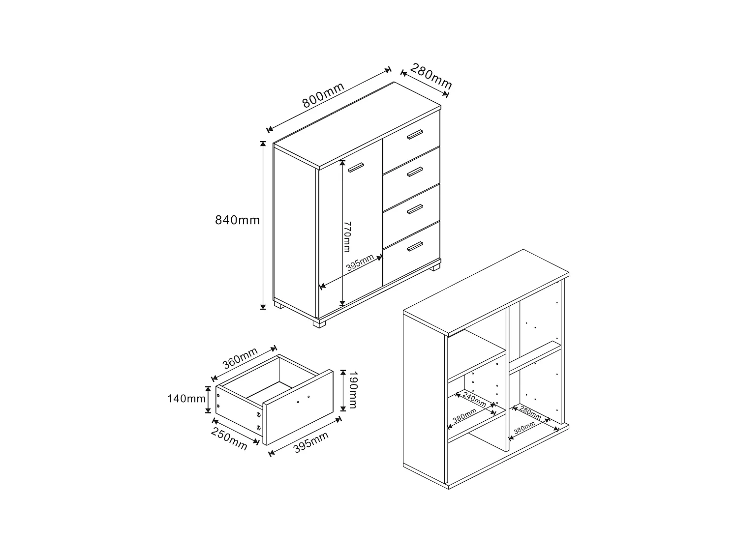 Meuble à chaussures 84 beige 80 x 28 x 84 cm 03_0007627