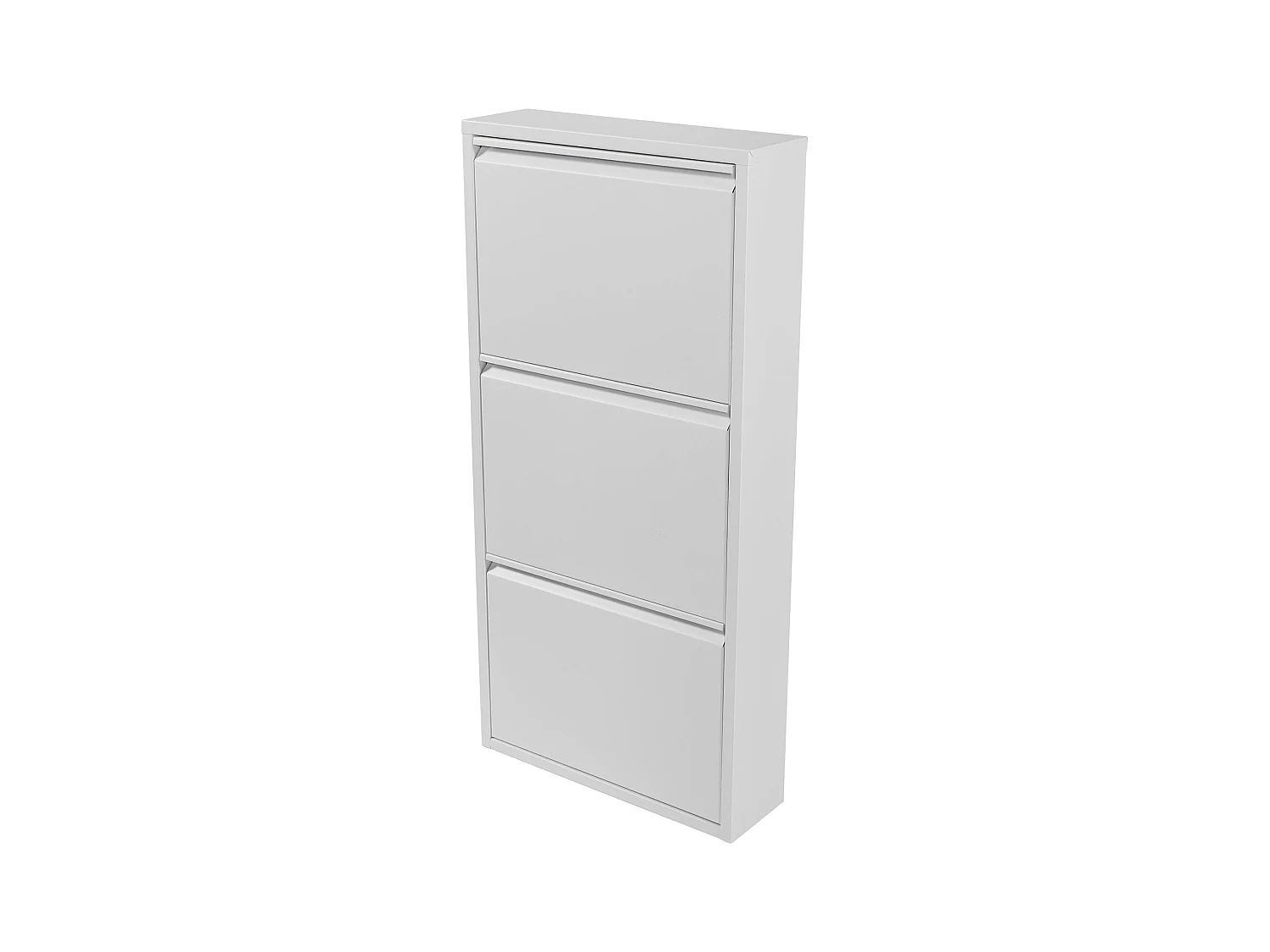 Scarpiera con 3 cassetti ribaltabili bianco 03_0007637