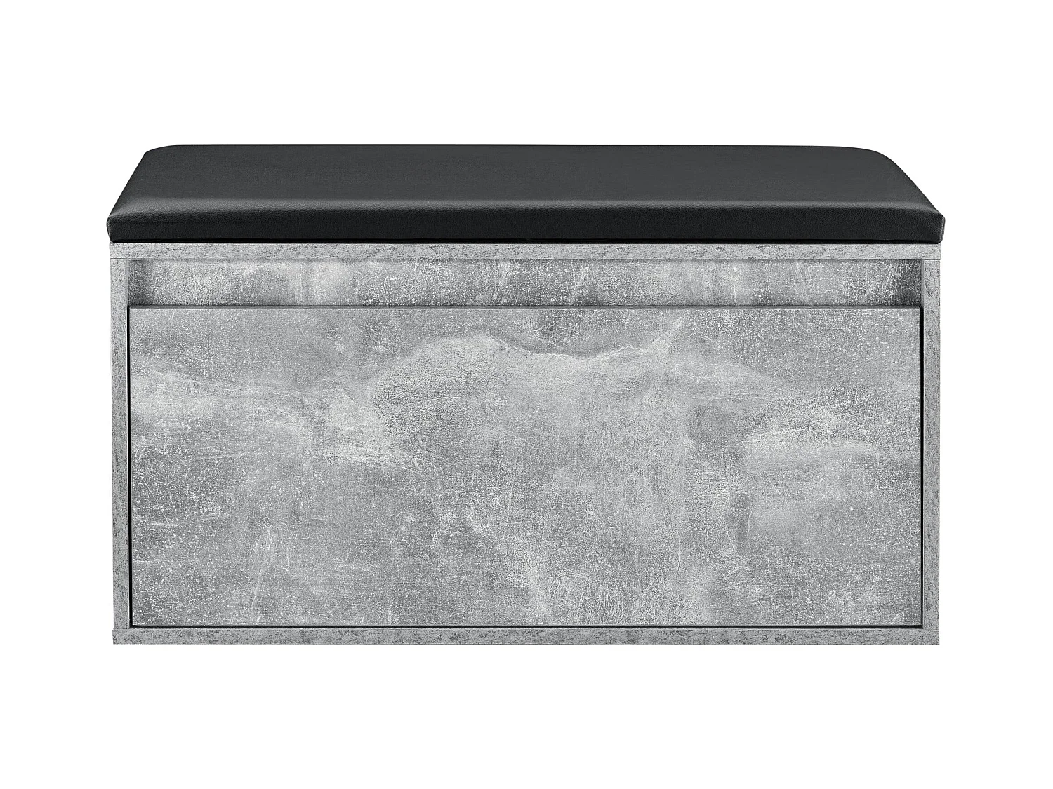 Banc à chaussures design noire 80 x 39 x 45 cm 03_0004681