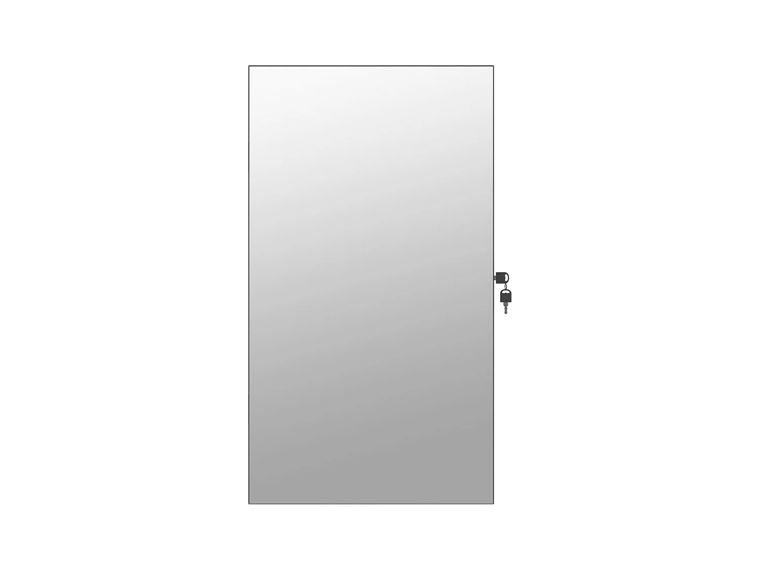 Mobile portagioielli portaoggetti organizer camera da letto guardaroba bagno con specchio e illuminazione LED nera a parete 02_0022819