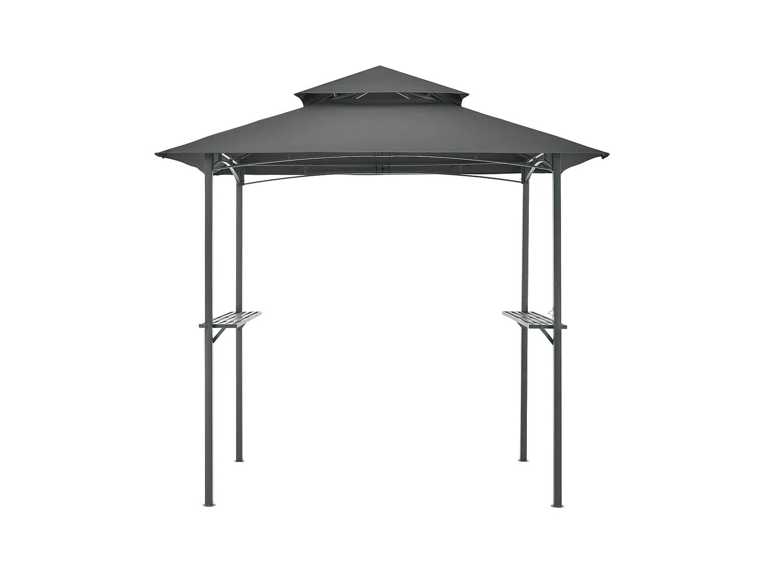 Tonnelle de barbecue 250 grise 241 x 151 x 250 cm 03_0008738