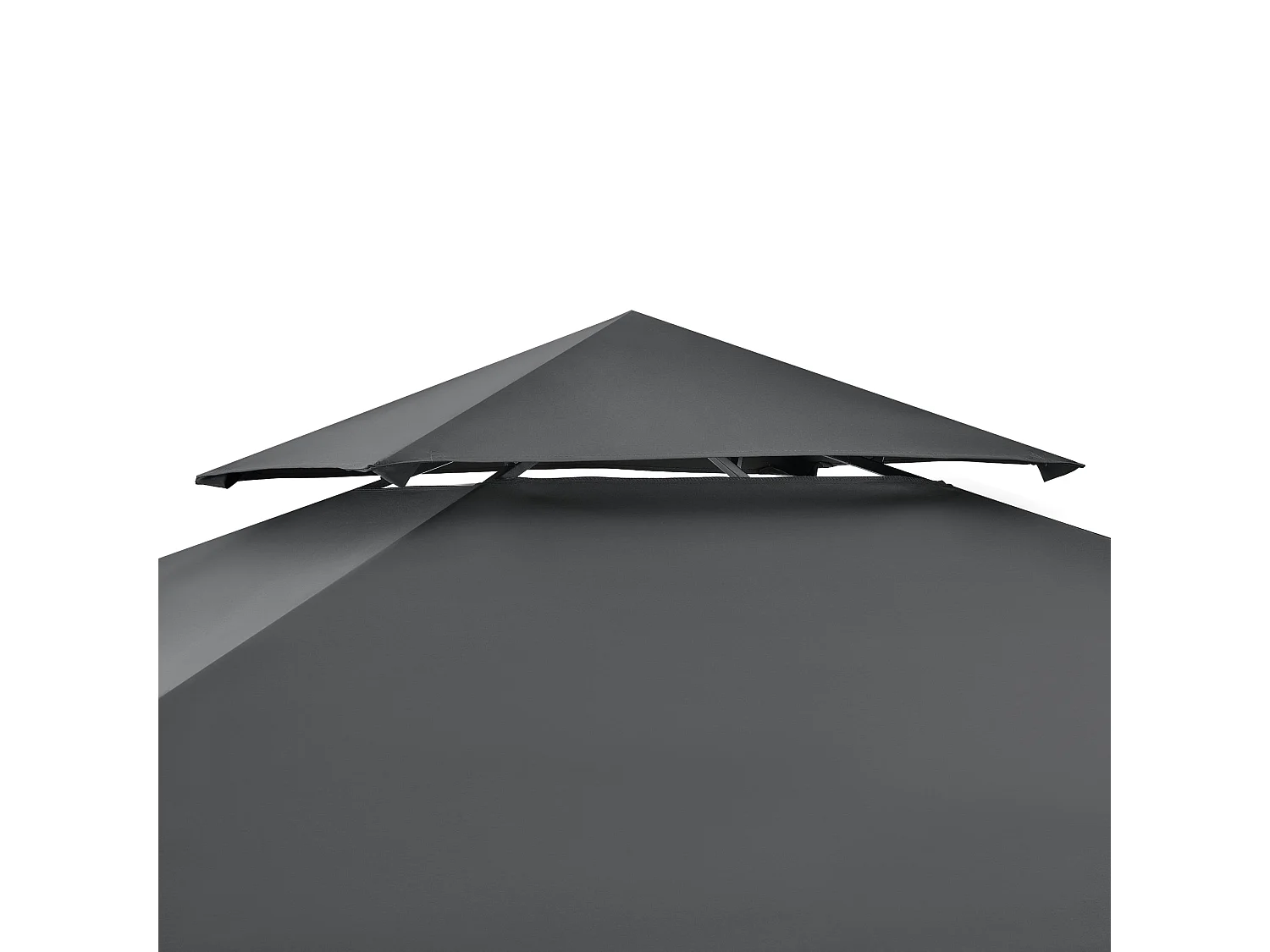 Gazebo per barbecue 250 x 241 x 151 cm antracite grigio scuro 03_0008738