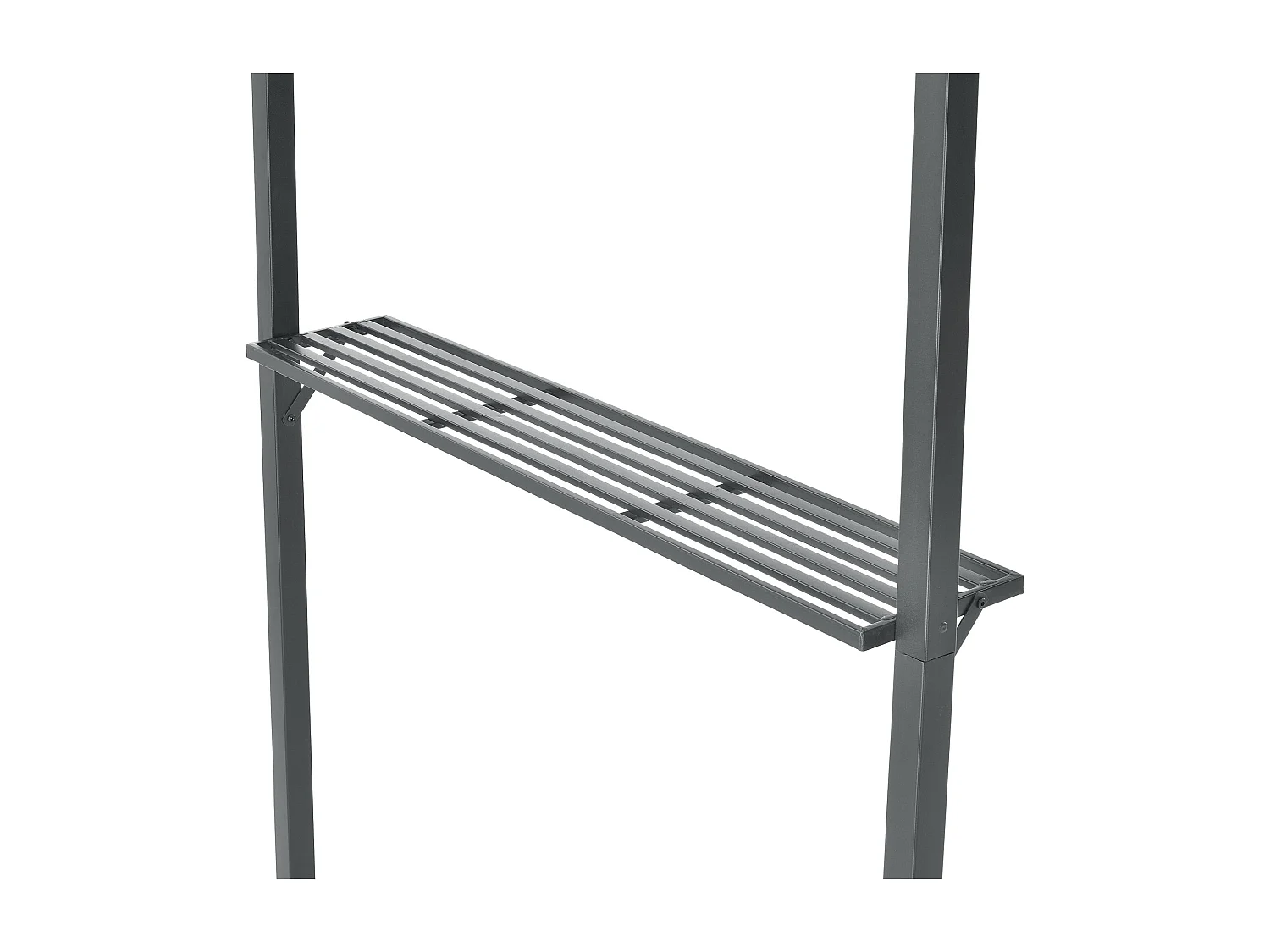 Gazebo per barbecue 250 x 241 x 151 cm antracite grigio scuro 03_0008738