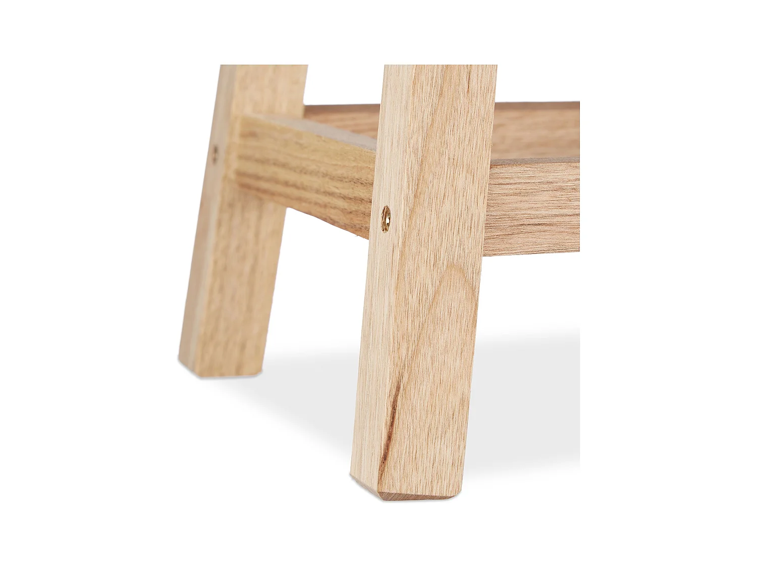 Tabouret repose-pied en bois bois marron 25.5 x 29.5 x 22 cm 13_0002791