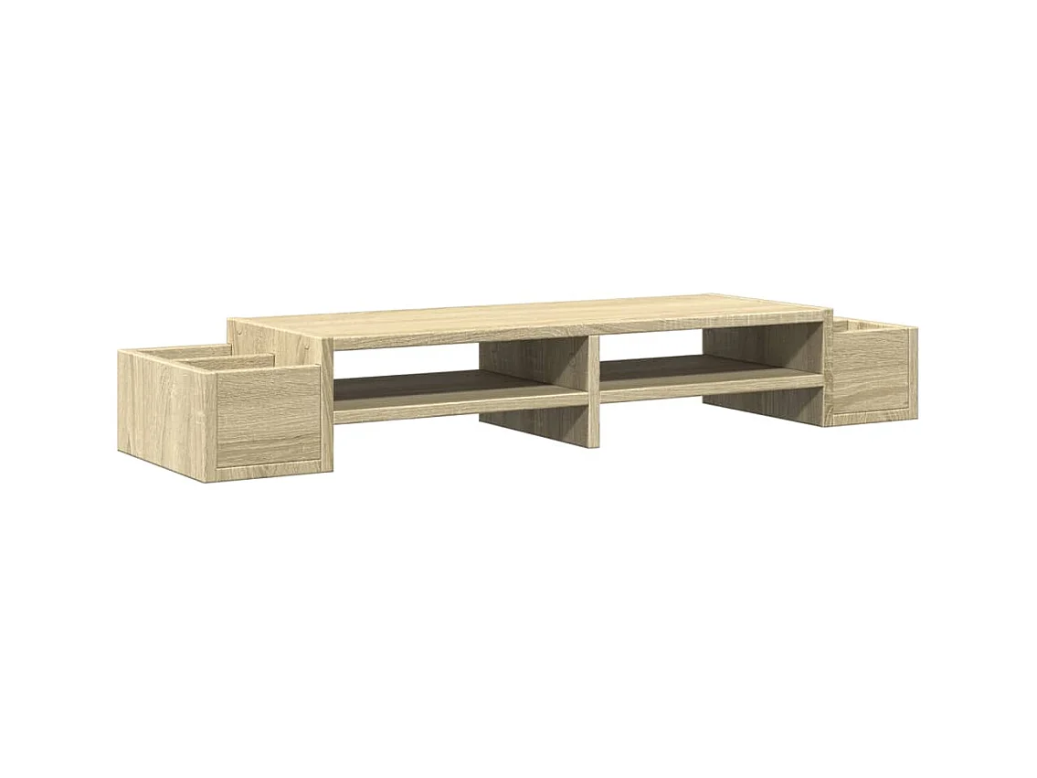 Support de moniteur table bois marron 100 x 27 x 15 cm 02_0044930
