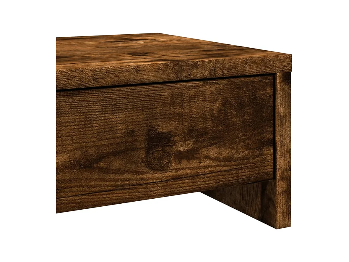 Suporte para monitor mesa e móveis com gavetas madeira projetada marrom 02_0044937