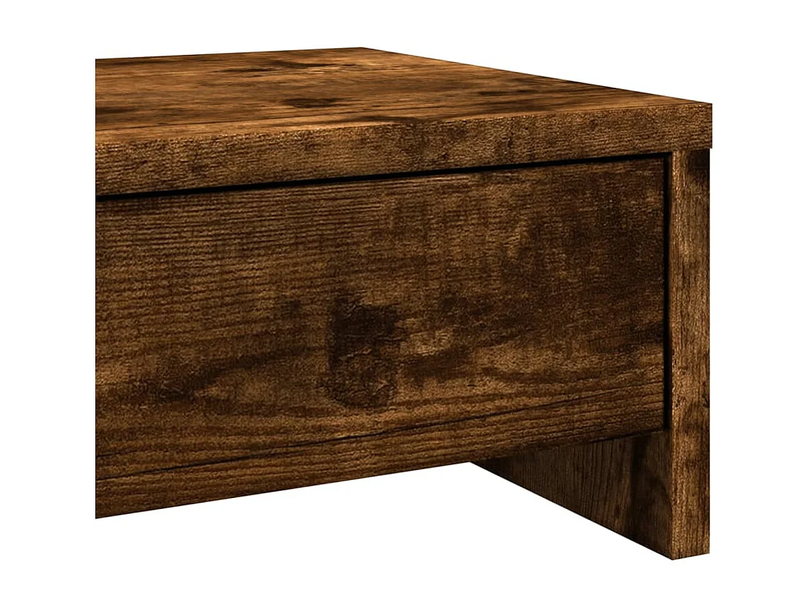 Support de moniteur table bois marron 100 x 27 x 15 cm 02_0044937