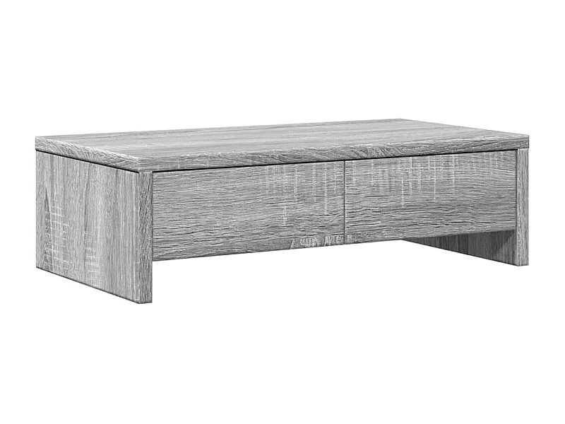 Suporte para monitor mesa e móveis com gavetas madeira projetada Sonoma cinza 02_0044946