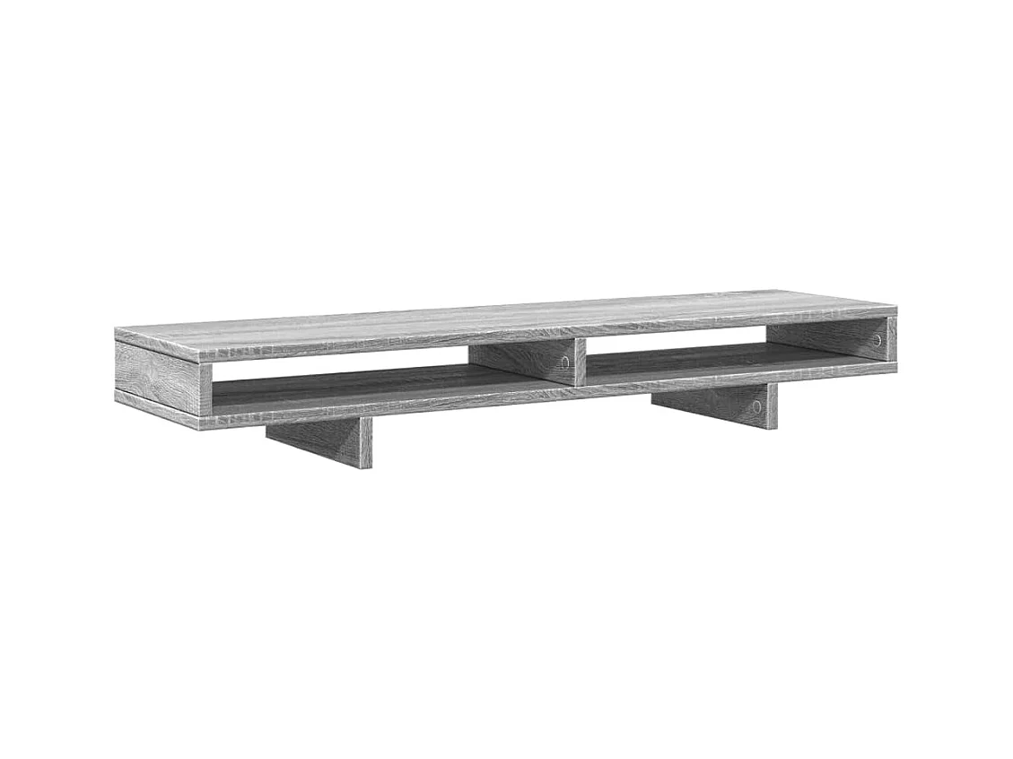 Support de moniteur table bois marron 100 x 27 x 15 cm 02_0044979