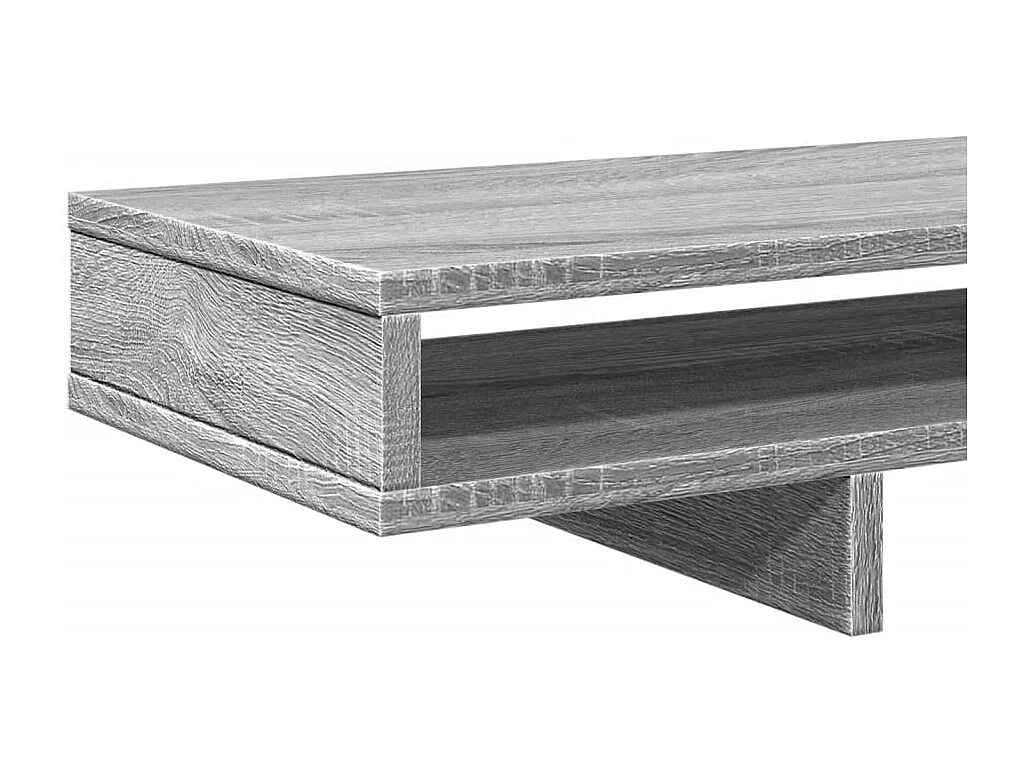 Support de moniteur table bois marron 100 x 27 x 15 cm 02_0044979