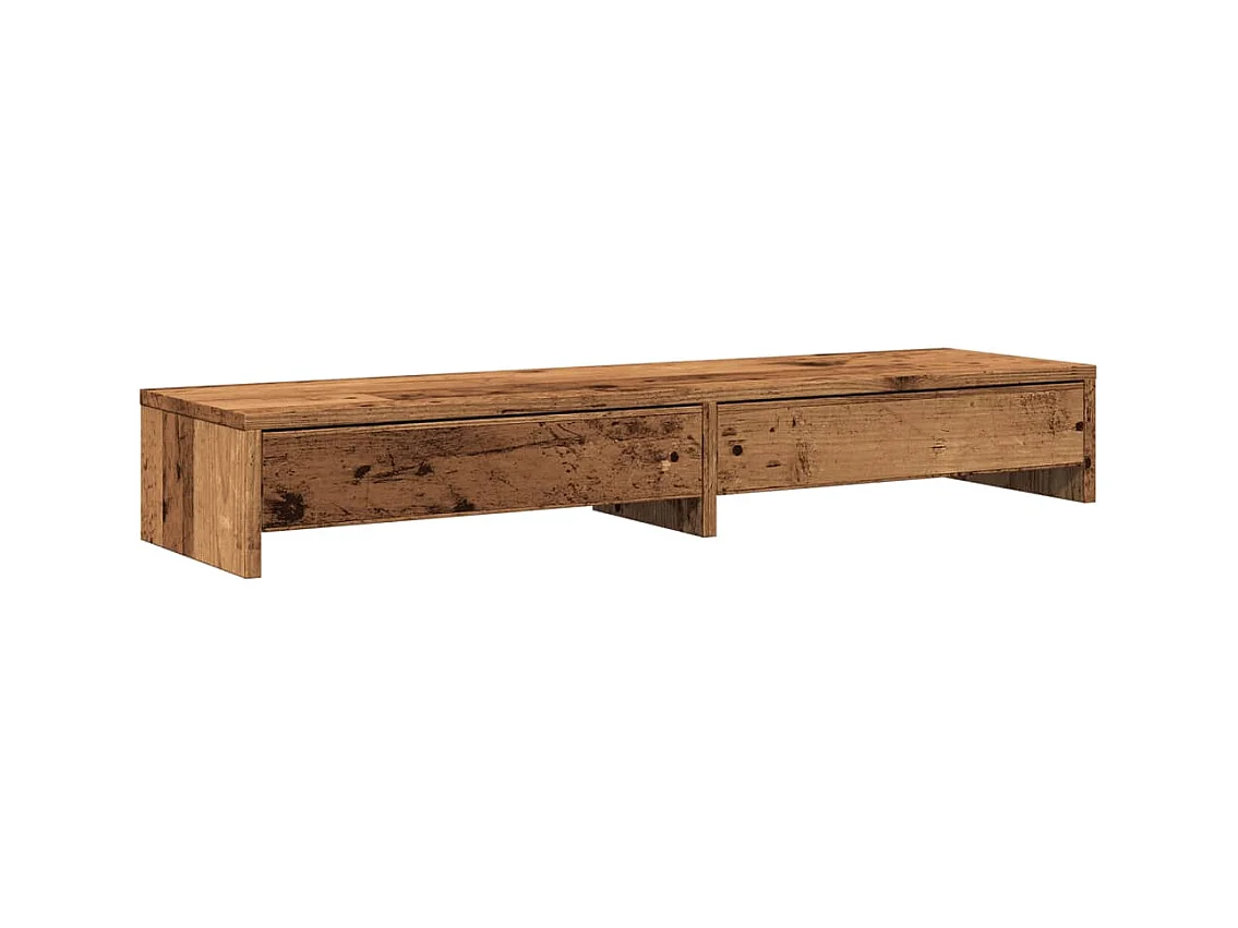 Support de moniteur table bois marron 100 x 27 x 15 cm 02_0044948