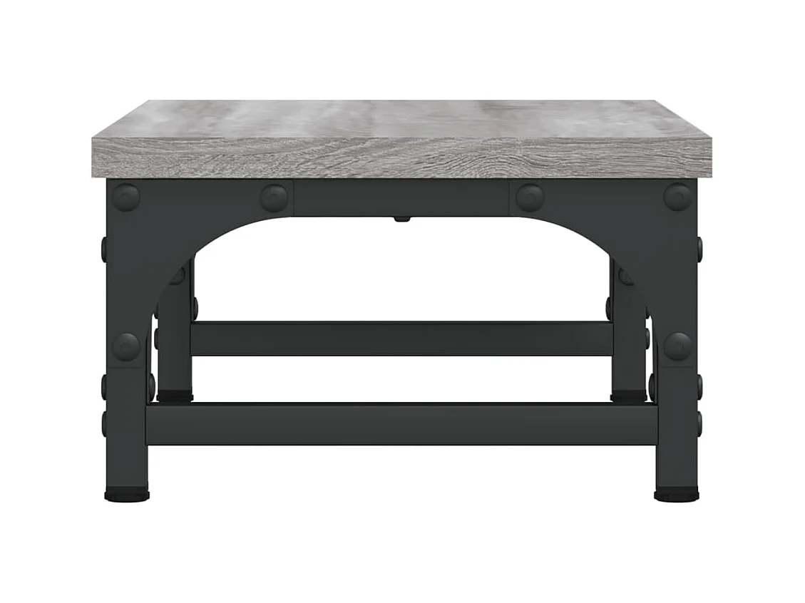 Supporto per monitor da tavolo mobile da ufficio Sonoma 37 x 23 x 14 cm legno ingegnerizzato grigio 02_0044986