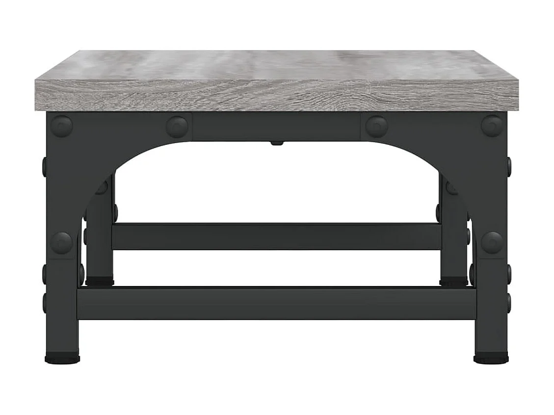 Mesa de monitor para oficina Sonoma 37 x 23 x 14 cm madera de ingeniería color gris 02_0044986