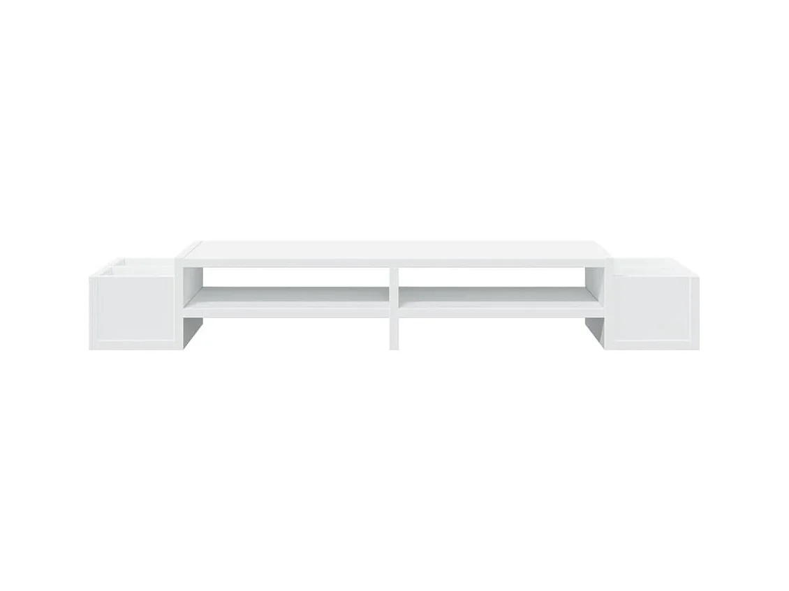 Support de moniteur table bois blanche 100 x 27 x 15 cm 02_0044922