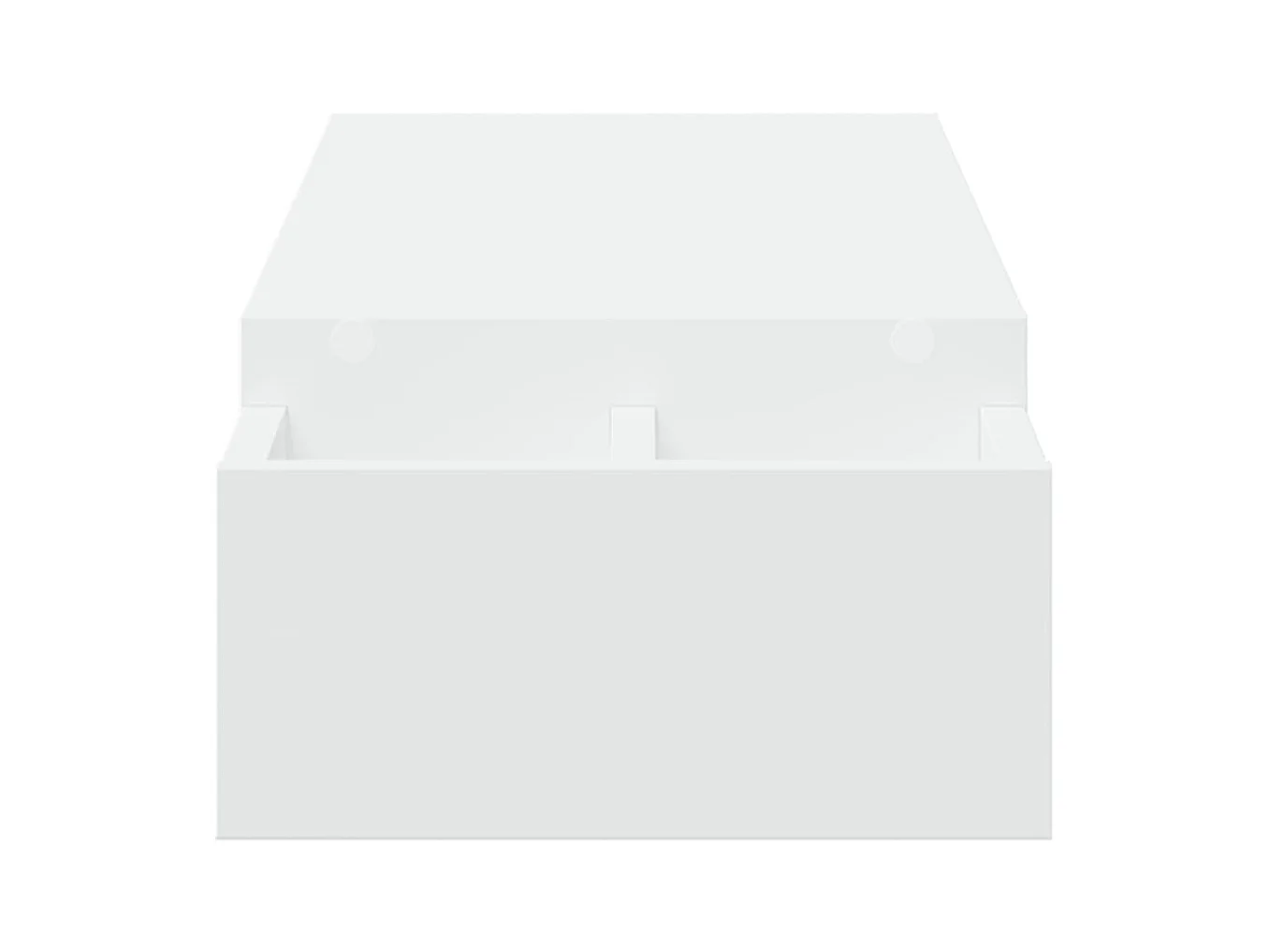 Support de moniteur table bois blanche 100 x 27 x 15 cm 02_0044922